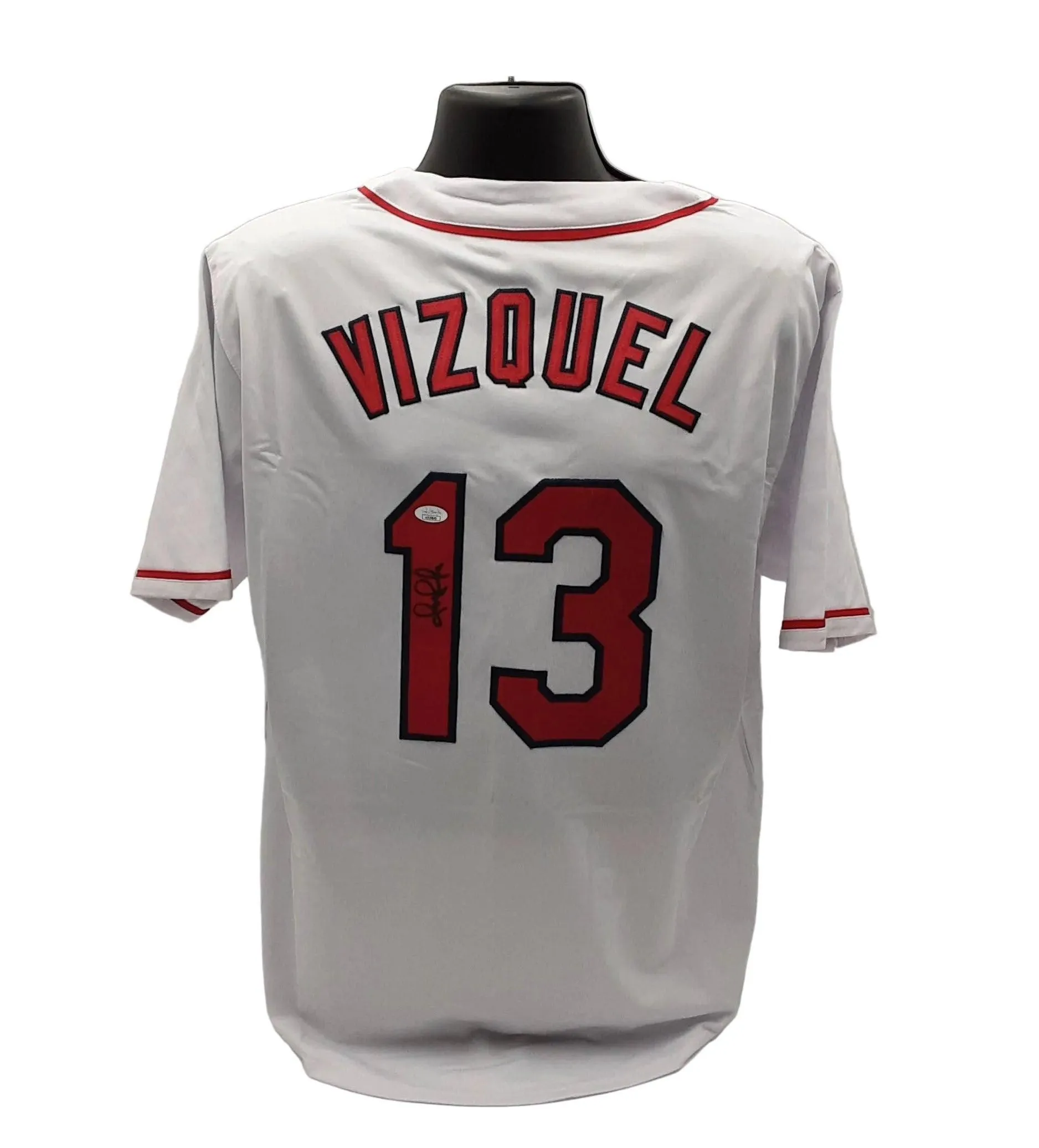 Omar Vizquel Authentic Signed Pro Style Jersey Autographed JSA R2