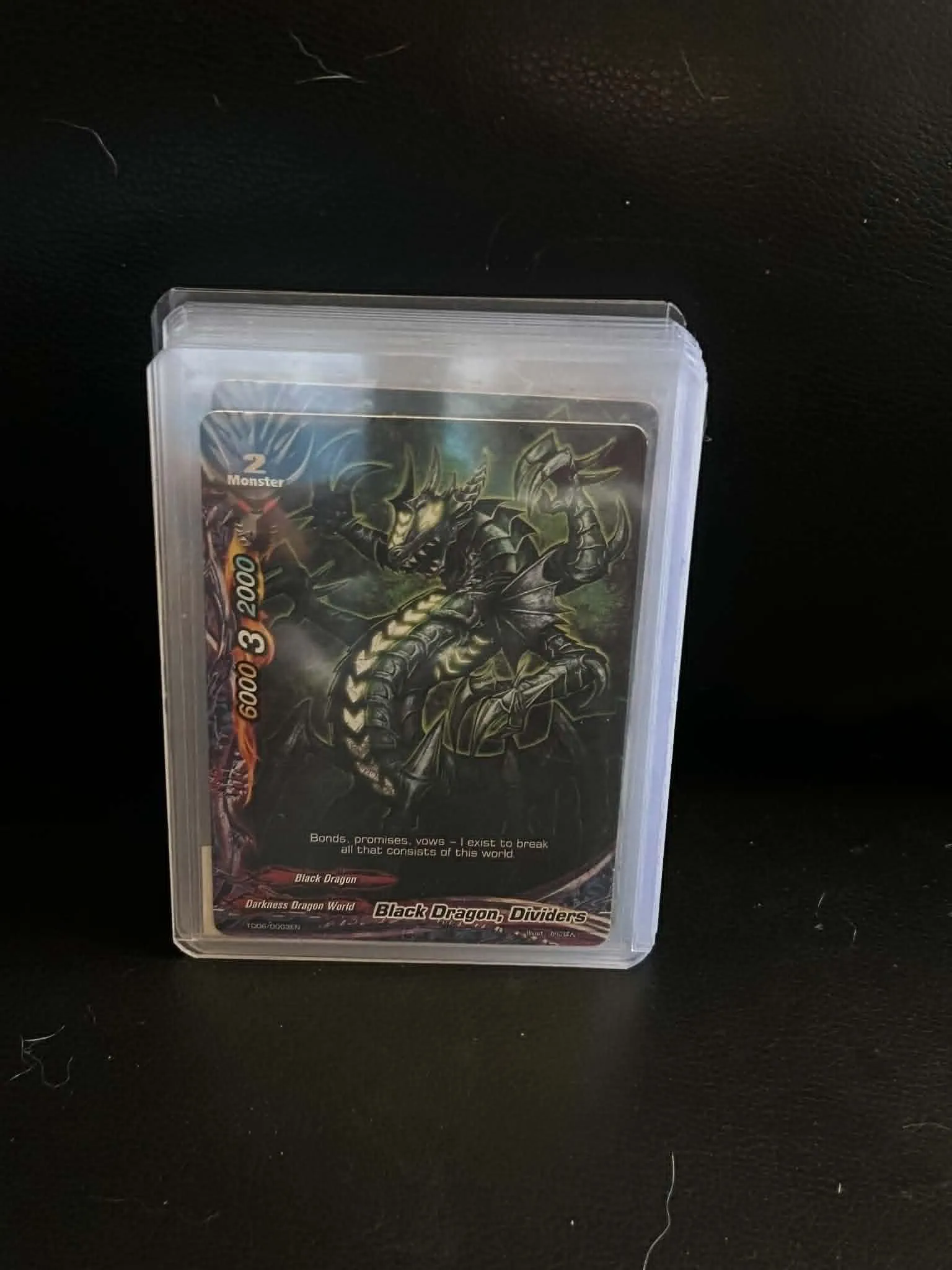 Black Dragon, Dividers TD06/0003EN Trial Deck: Dark Pulse Future Card BuddyFight Lightly Played Normal English Trading Card