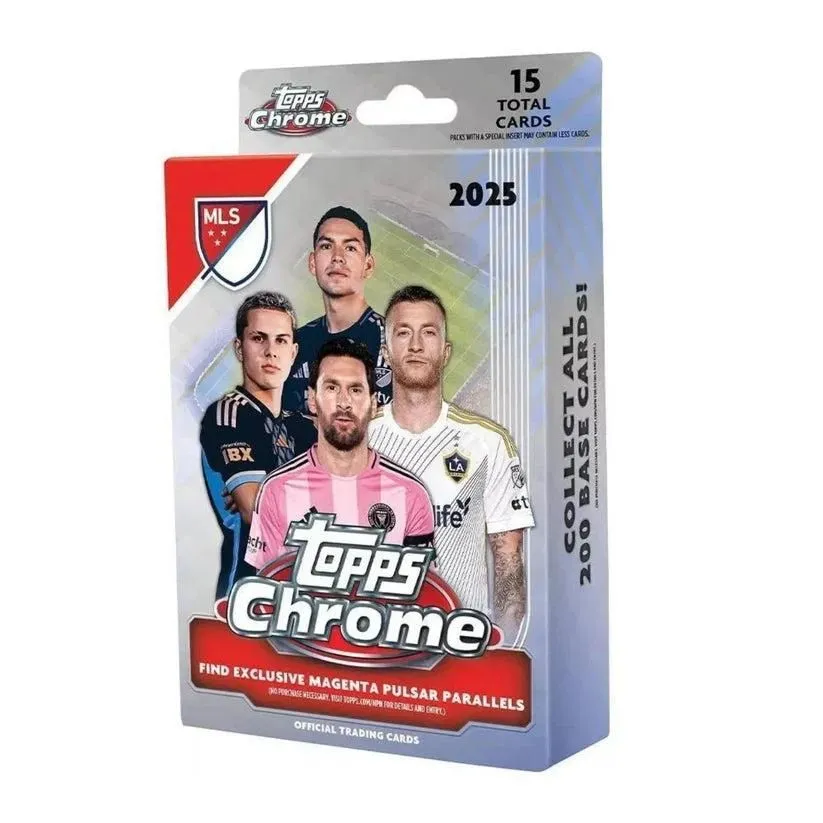 2025 Topps Chrome MLS Soccer Hanger Box
