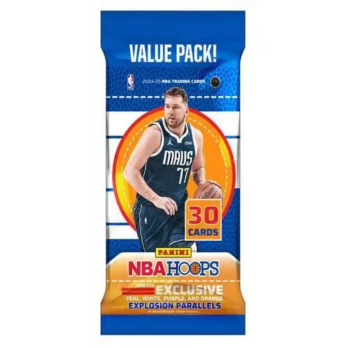 Panini NBA 2024/25 NBA Hoops Fat Pack Trading Cards 30 pc