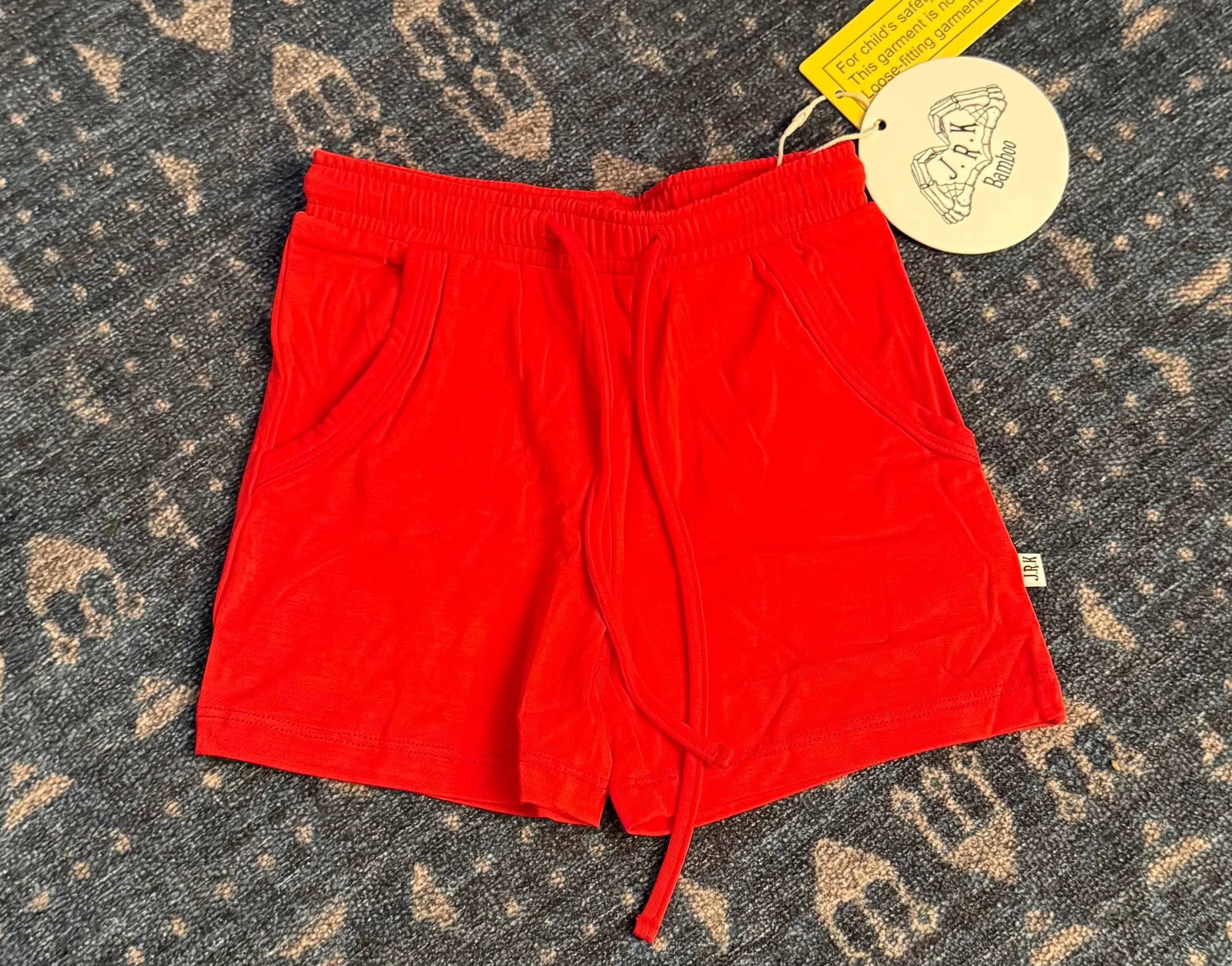 Red Bamboo Shorts