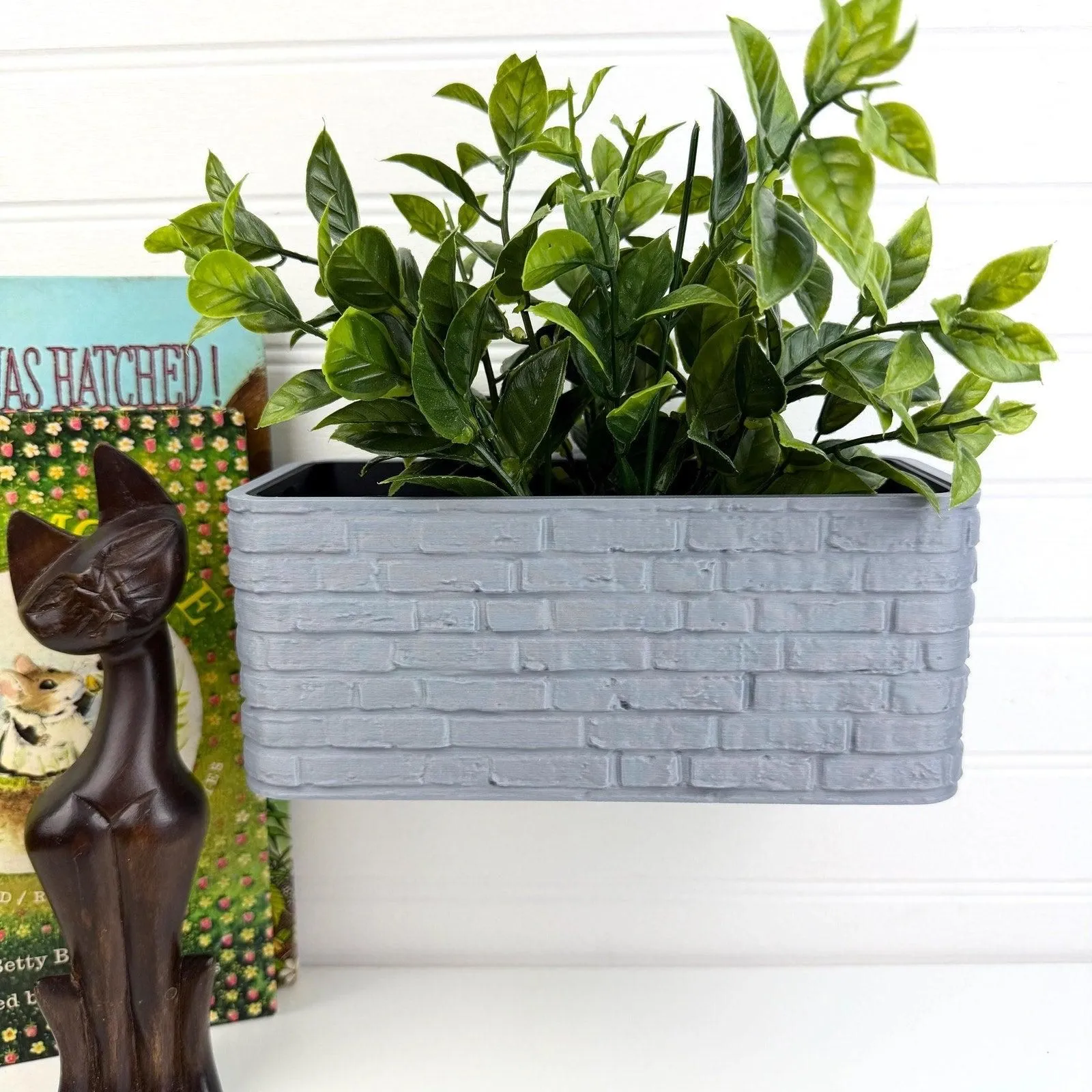 Bricks Wall Planter, Indoor Hanging Plant Pot, Urban Loft Vibes