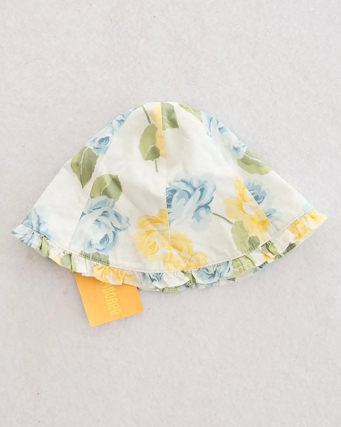 Vintage Gymboree Rosy Floral Bucket Hat: 12-24m