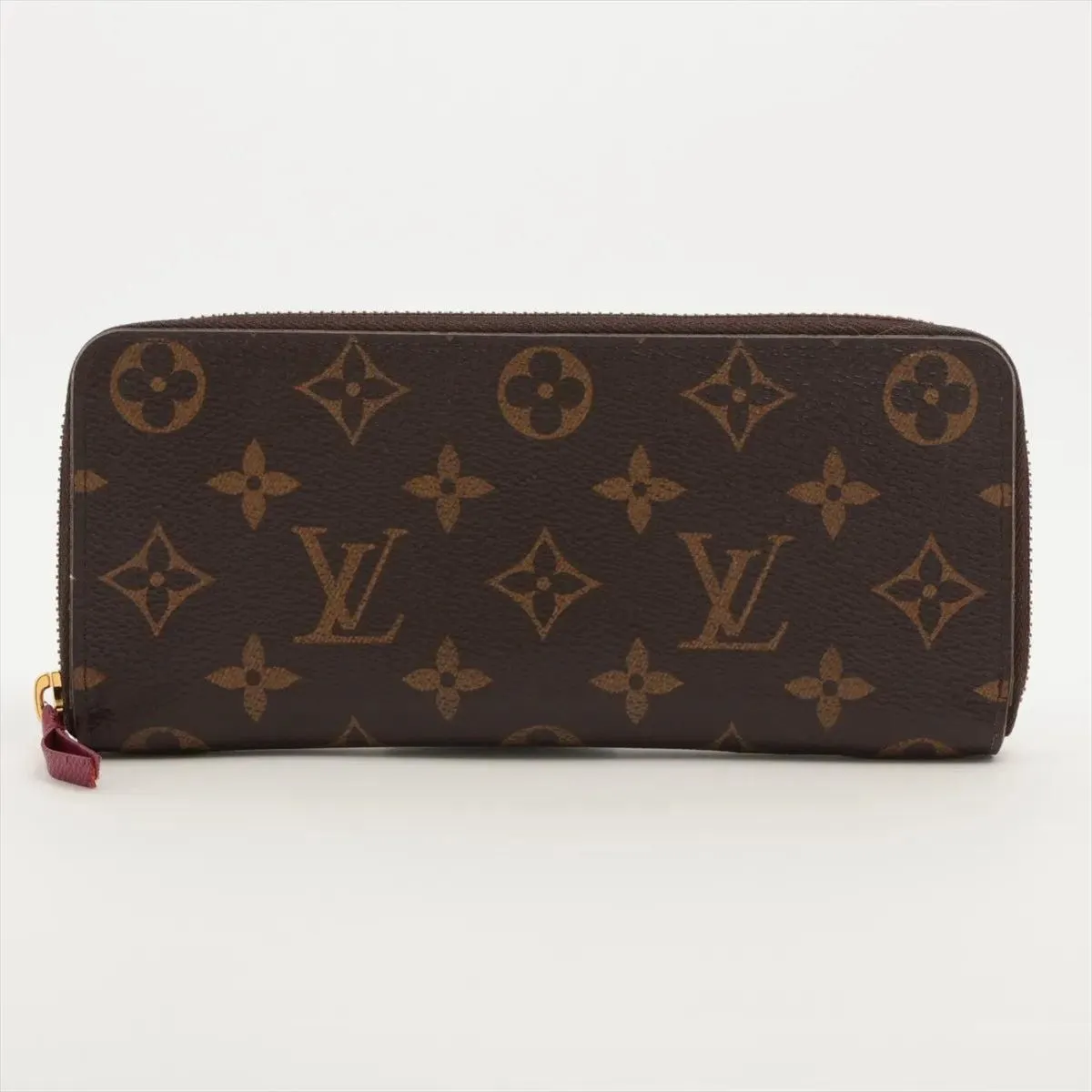 Louis Vuitton Clemence Wallet Monogram Fuchsia (Full Set) 3260