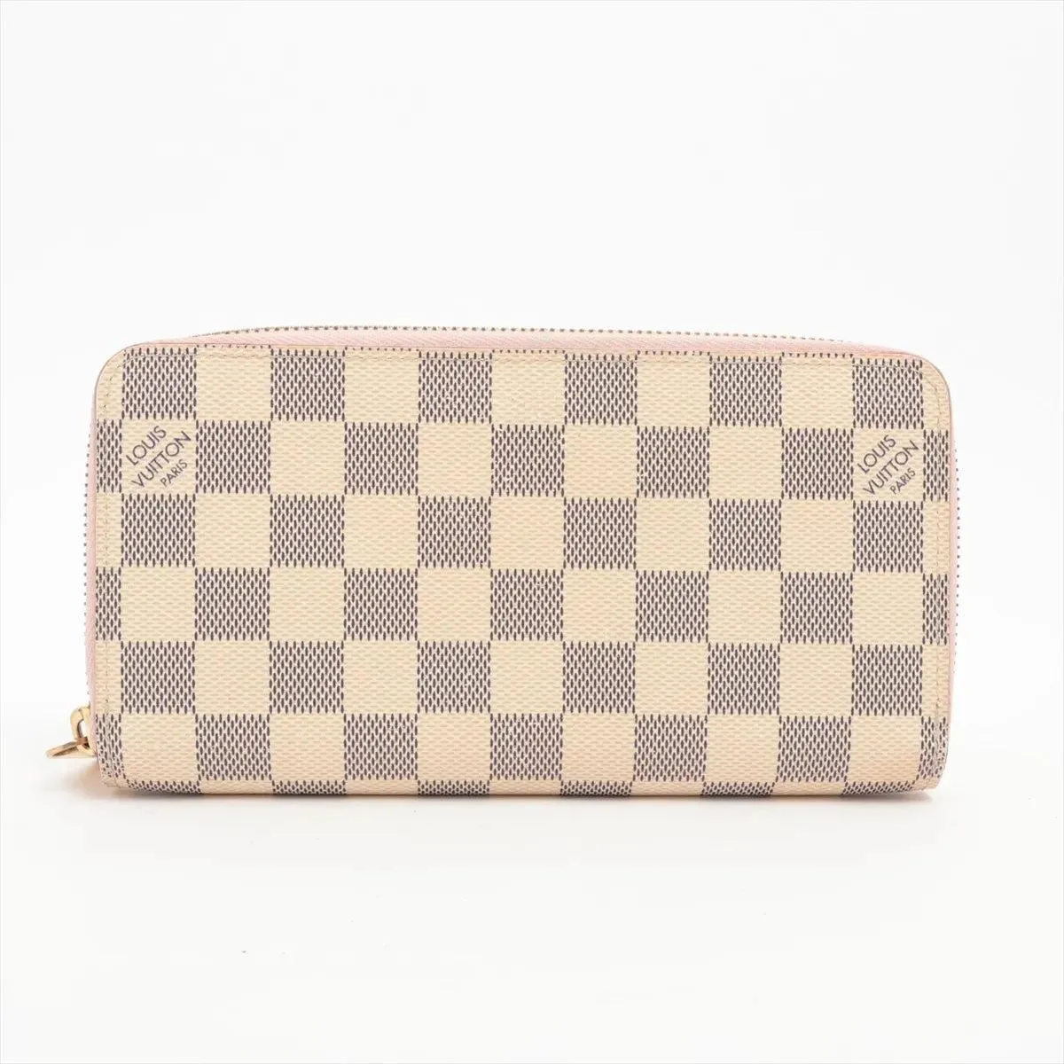 Louis Vuitton Zippy Wallet Damier Azur Rose Ballerine 3257