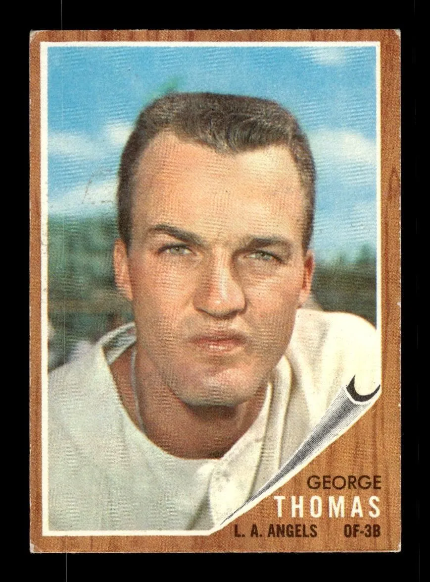 1962 Topps #525 George Thomas Los Angeles Angels VGEX HOF10011764