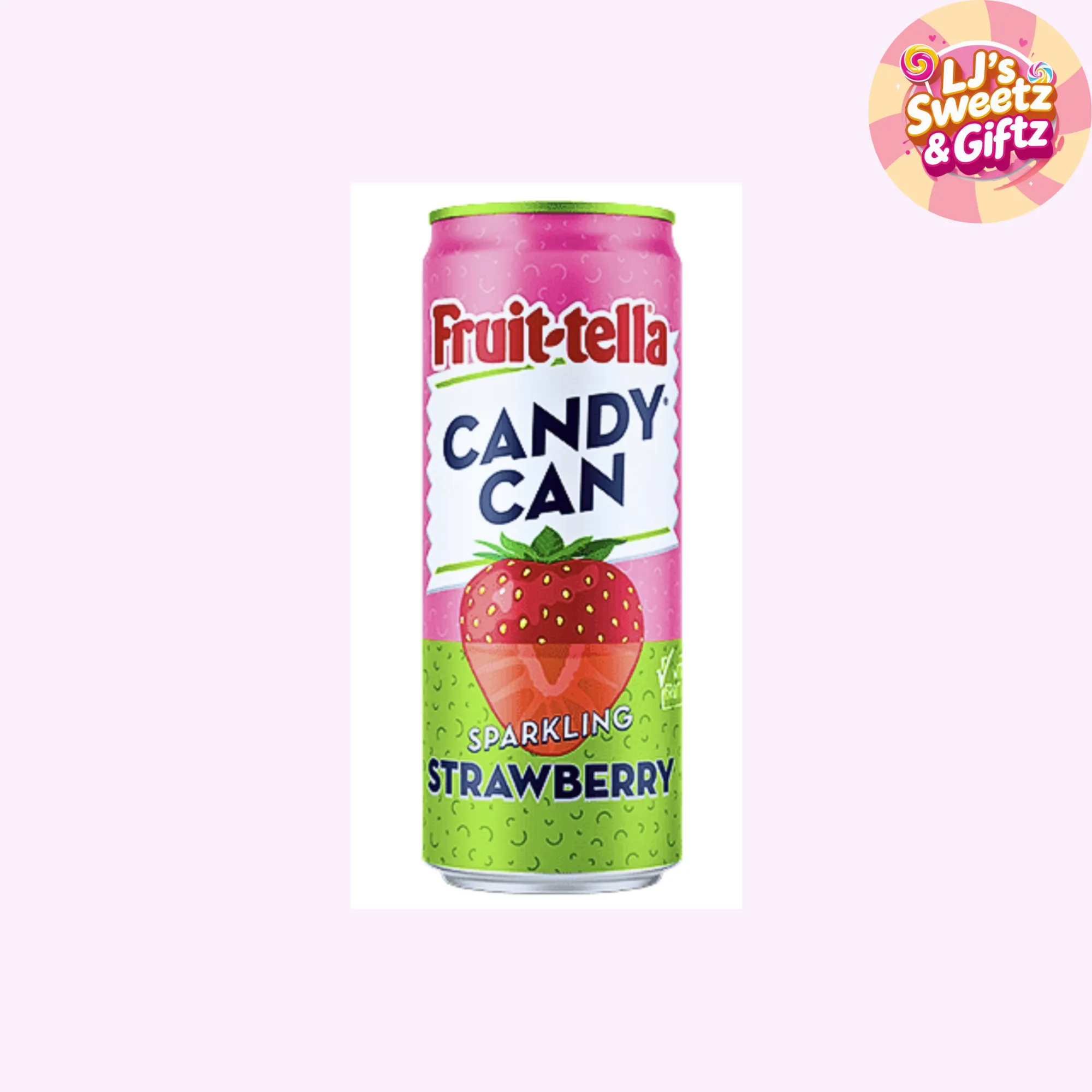 Candy Can Fruit Tella Strawberry Flavour Can