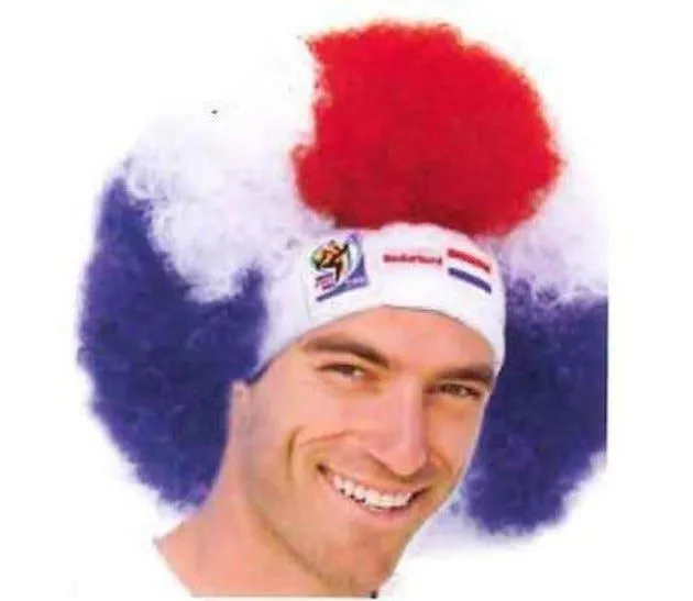 Official FIFA Soccer Afro Wig – Holland – Vintage/Collectible (2010 Collection)