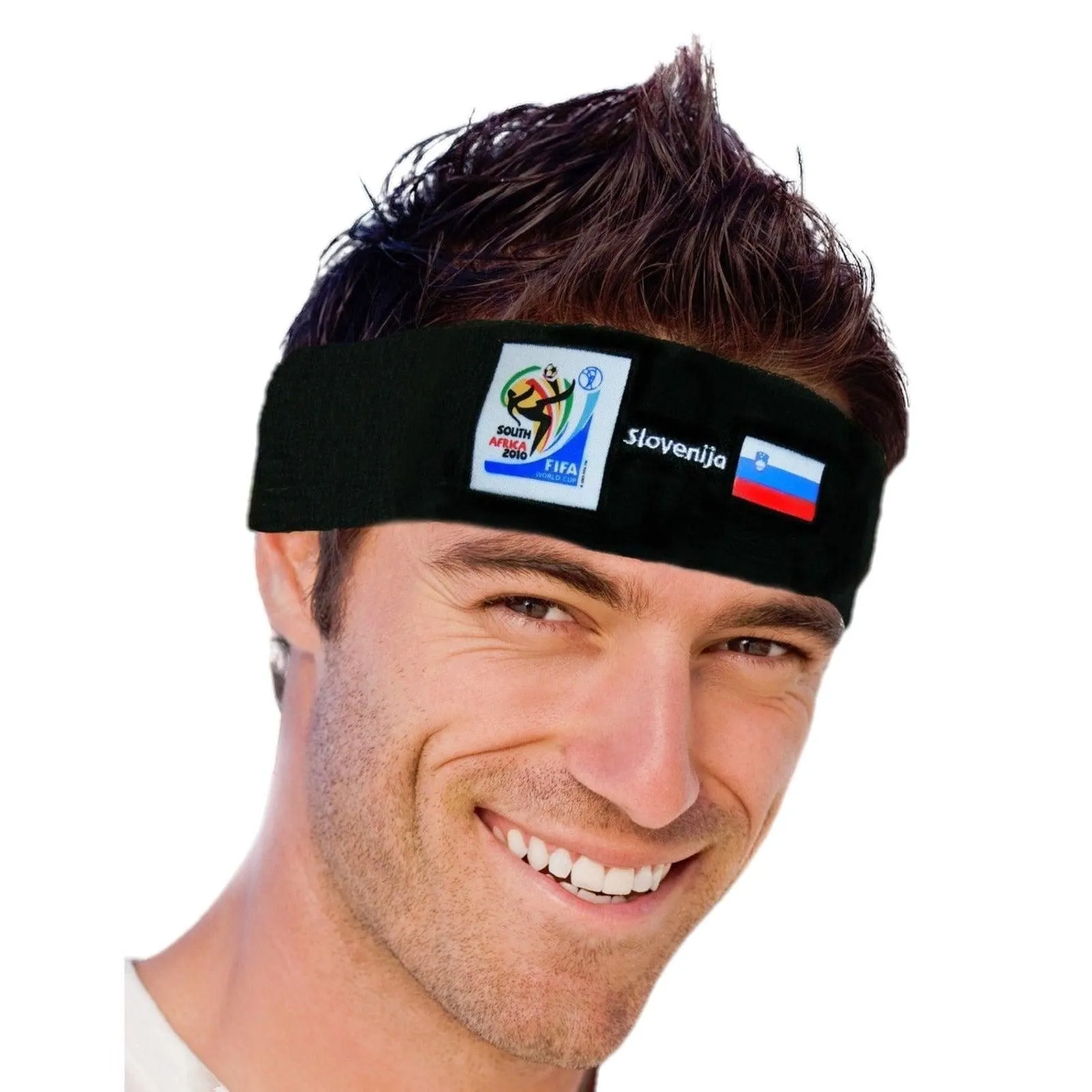 Official FIFA Soccer Headband 50-Count Case Pack – Slovenia – Vintage/Collectible (2010 Collection)