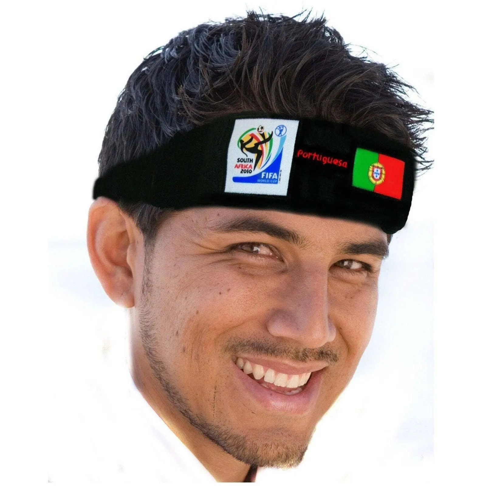 Official FIFA Soccer Headband 50-Count Case Pack – Portugal – Vintage/Collectible (2010 Collection)