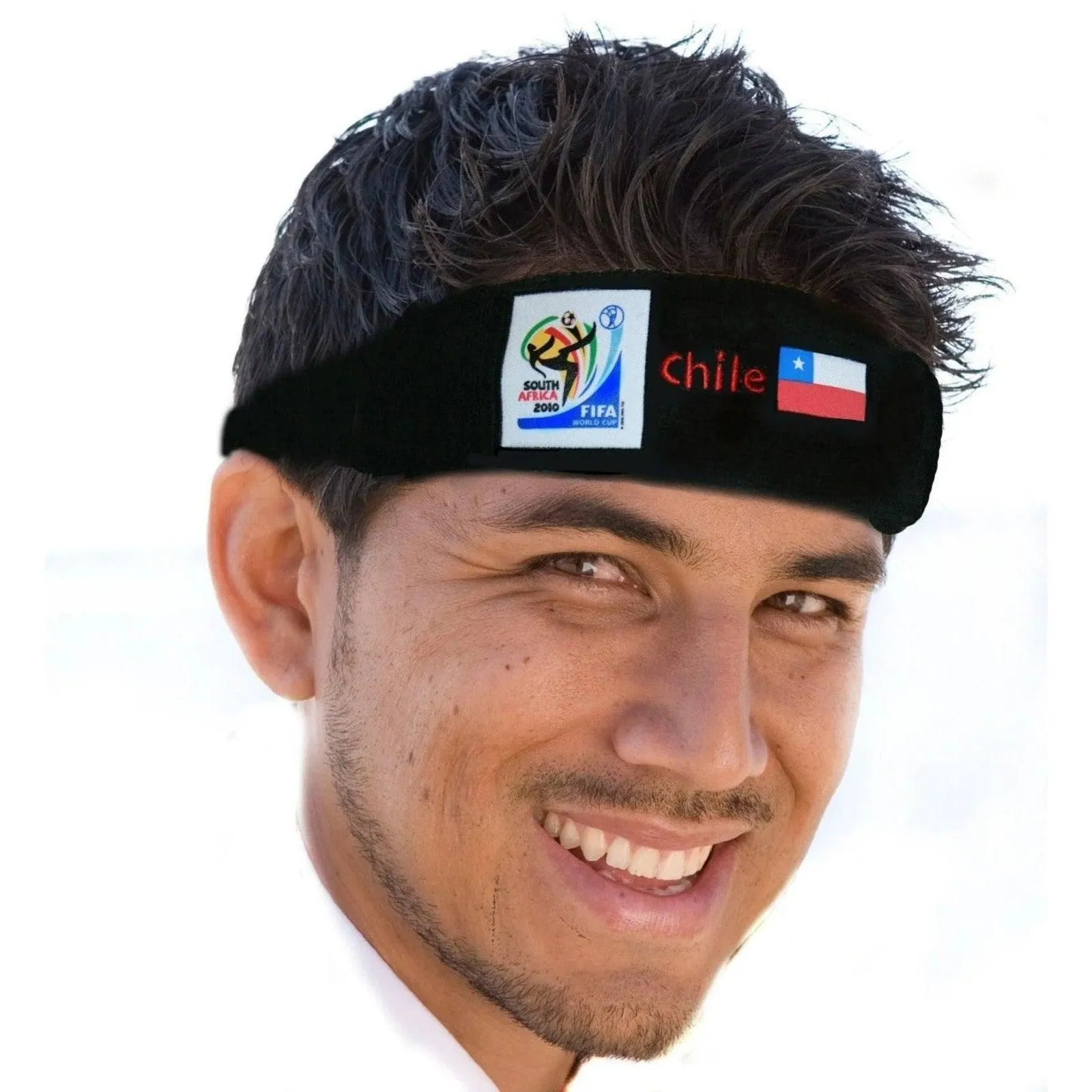 Official FIFA Soccer Headband 50-Count Case Pack – Chile – Vintage/Collectible (2010 Collection)