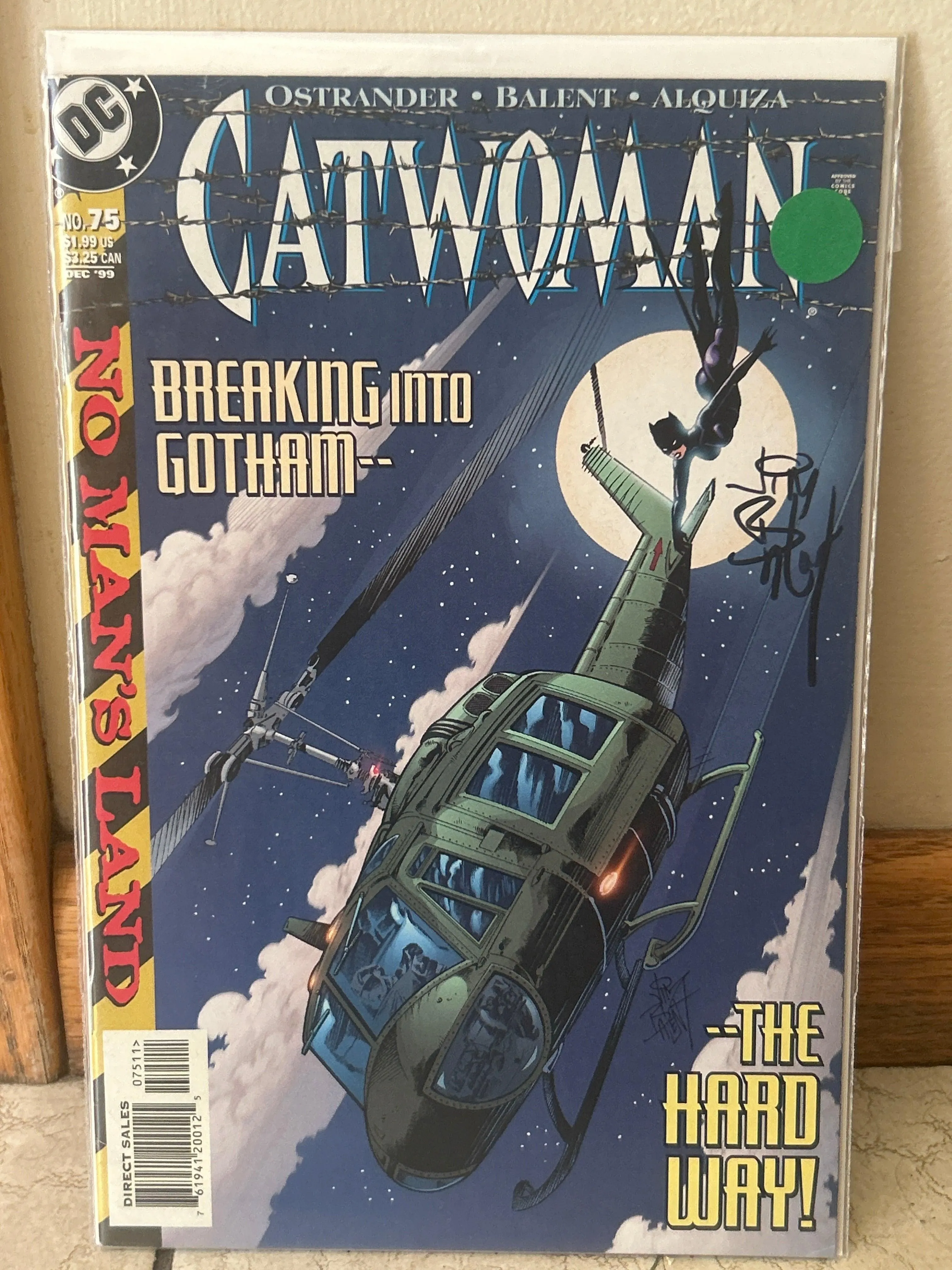 Comic Book: Autographed Catwomen #75 - Signed by Jim Balent