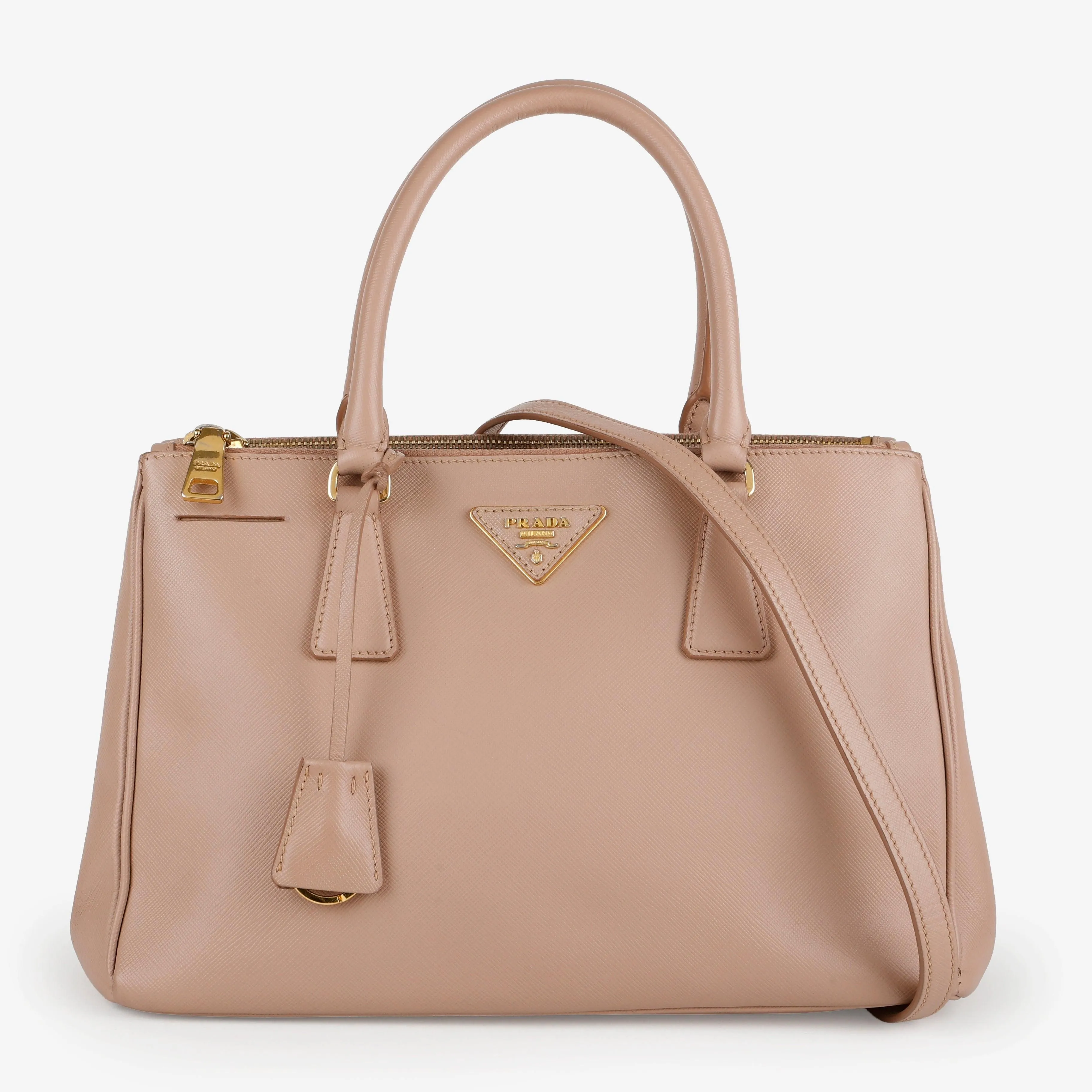 Medium Saffiano Galleria, Beige