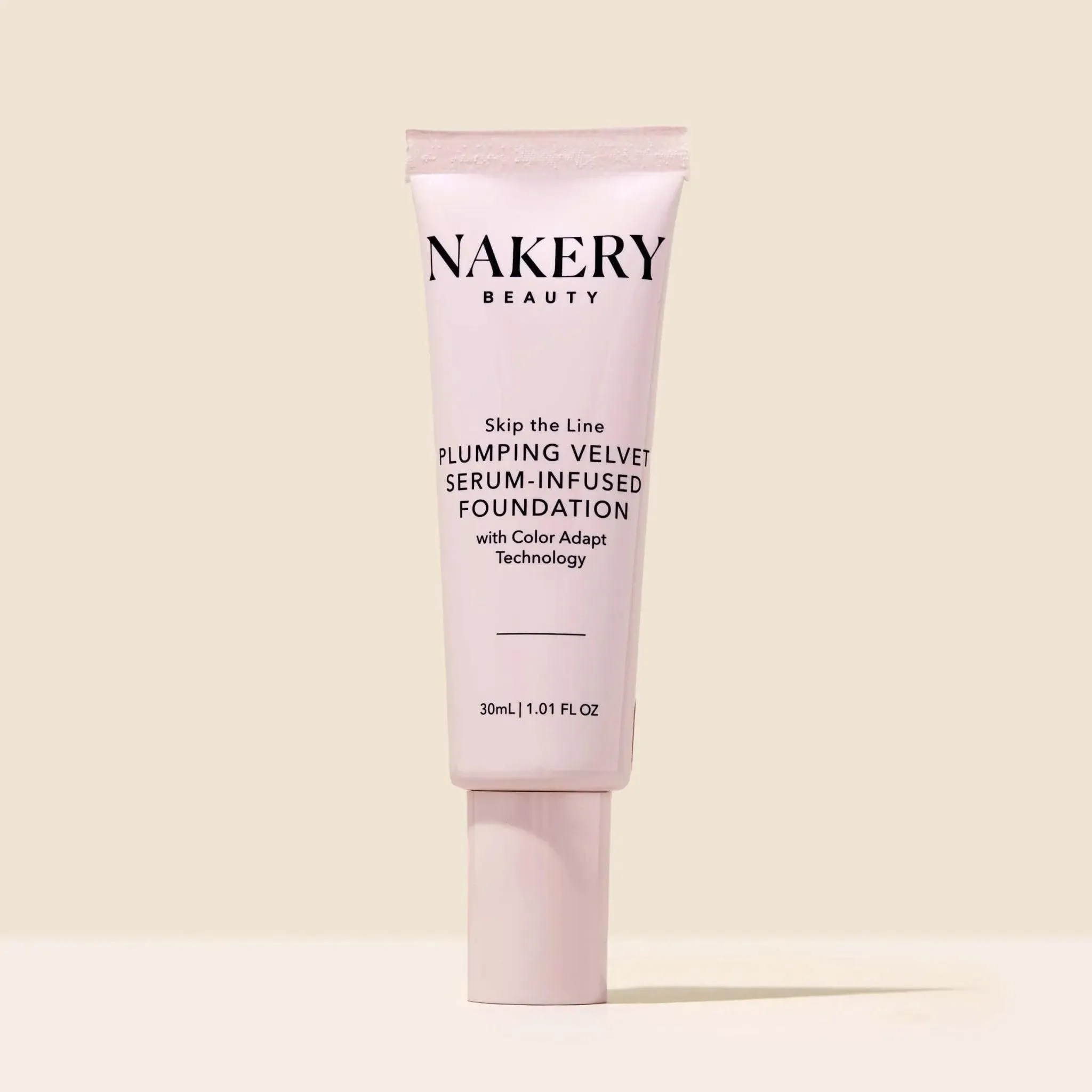 Nakery Skip The Line Plumping Velvet Serum-Infused Foundation Medium 1.01 oz
