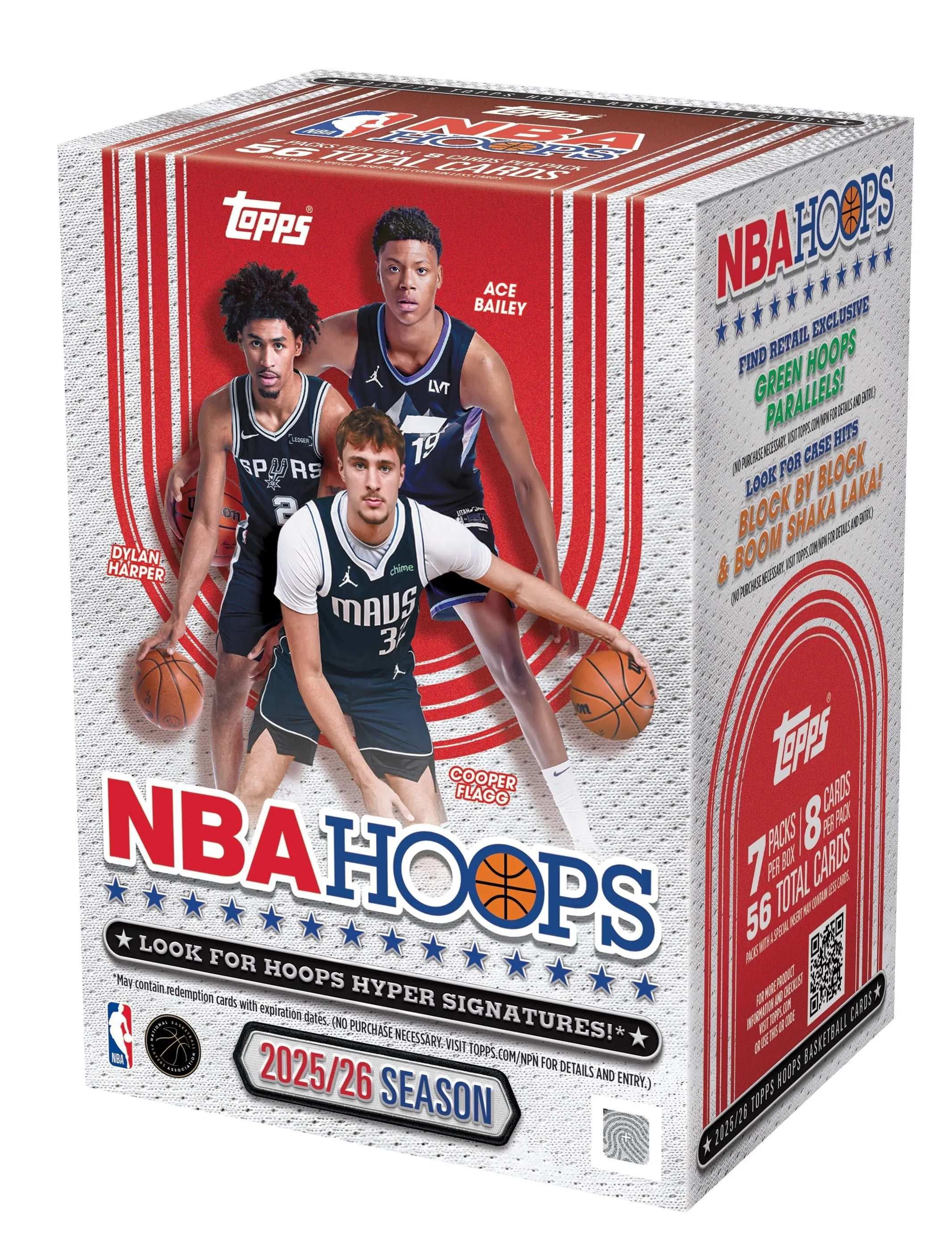 2025-26 Topps NBA Hoops Basketball Value Box