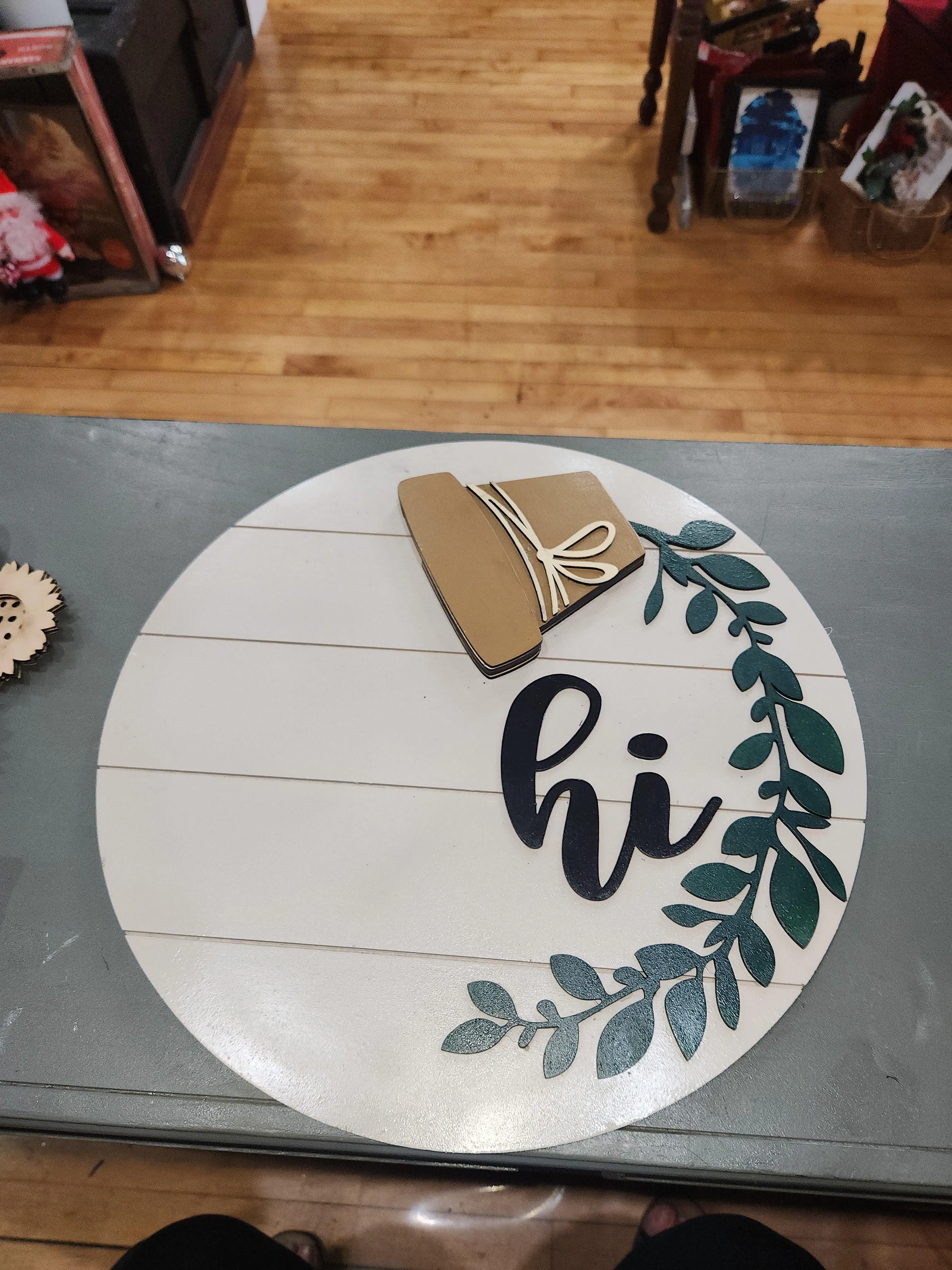 Interchangeable Pot Spilling Door Sign Sanddollar Color *Inserts Not Included* dps2