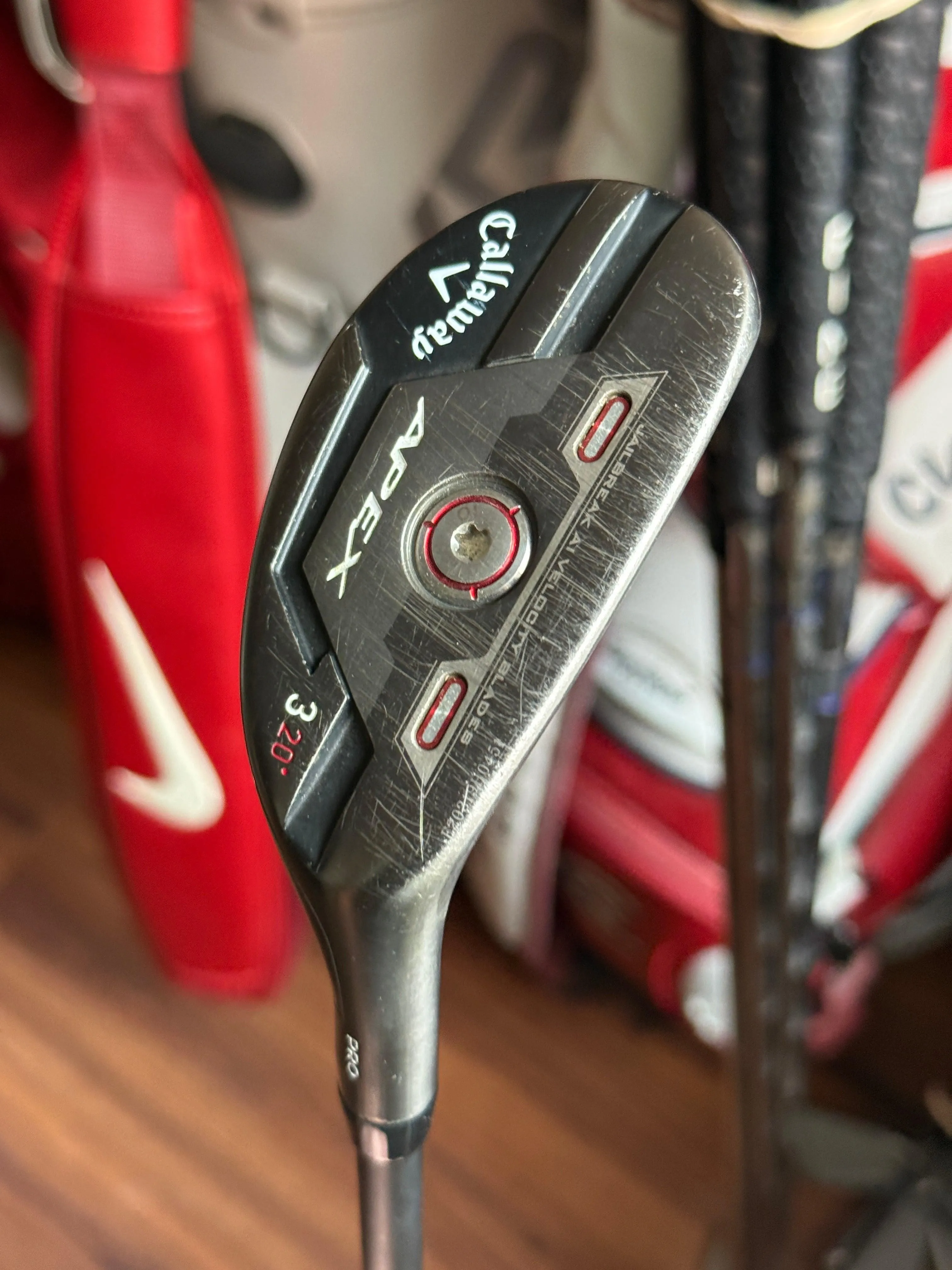 Callaway Apex Pro 21 3 Hybrid 20° w/80g Stiff Flex Shaft & HC