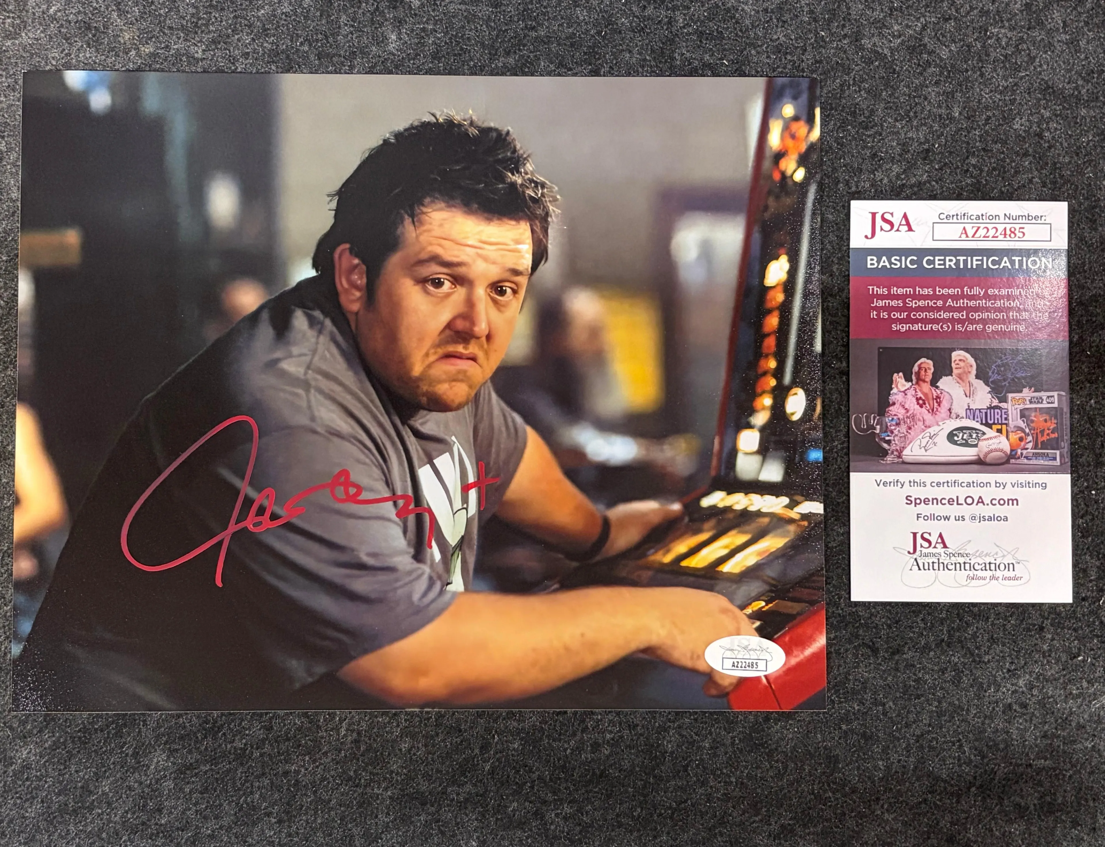 Nick Frost Signed 8x10 Photo as Ed Shaun of the Dead - JSA COA