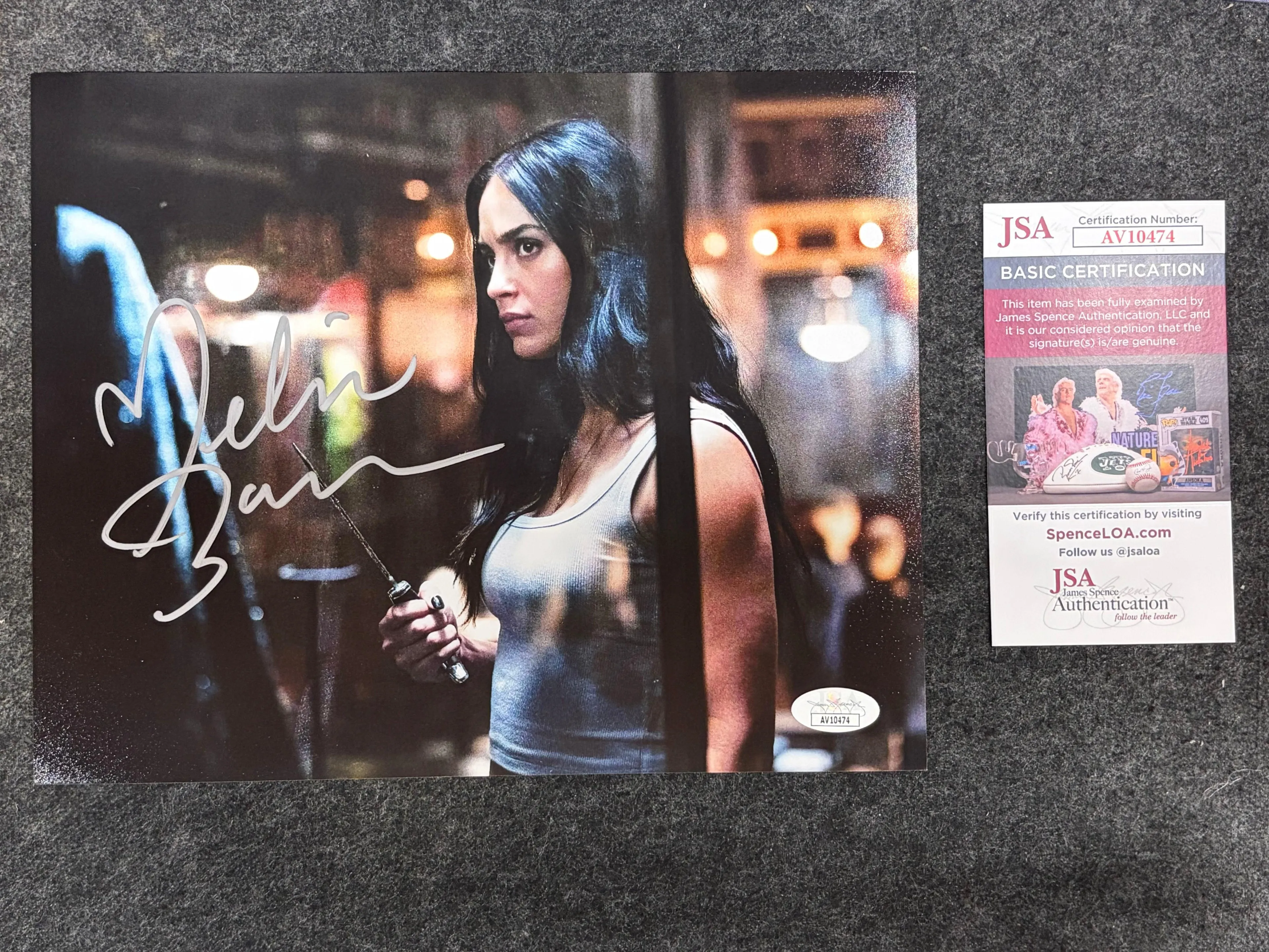 Melissa Barrera Signed 8x10 Photo as Sam Carpenter Scream – JSA COA