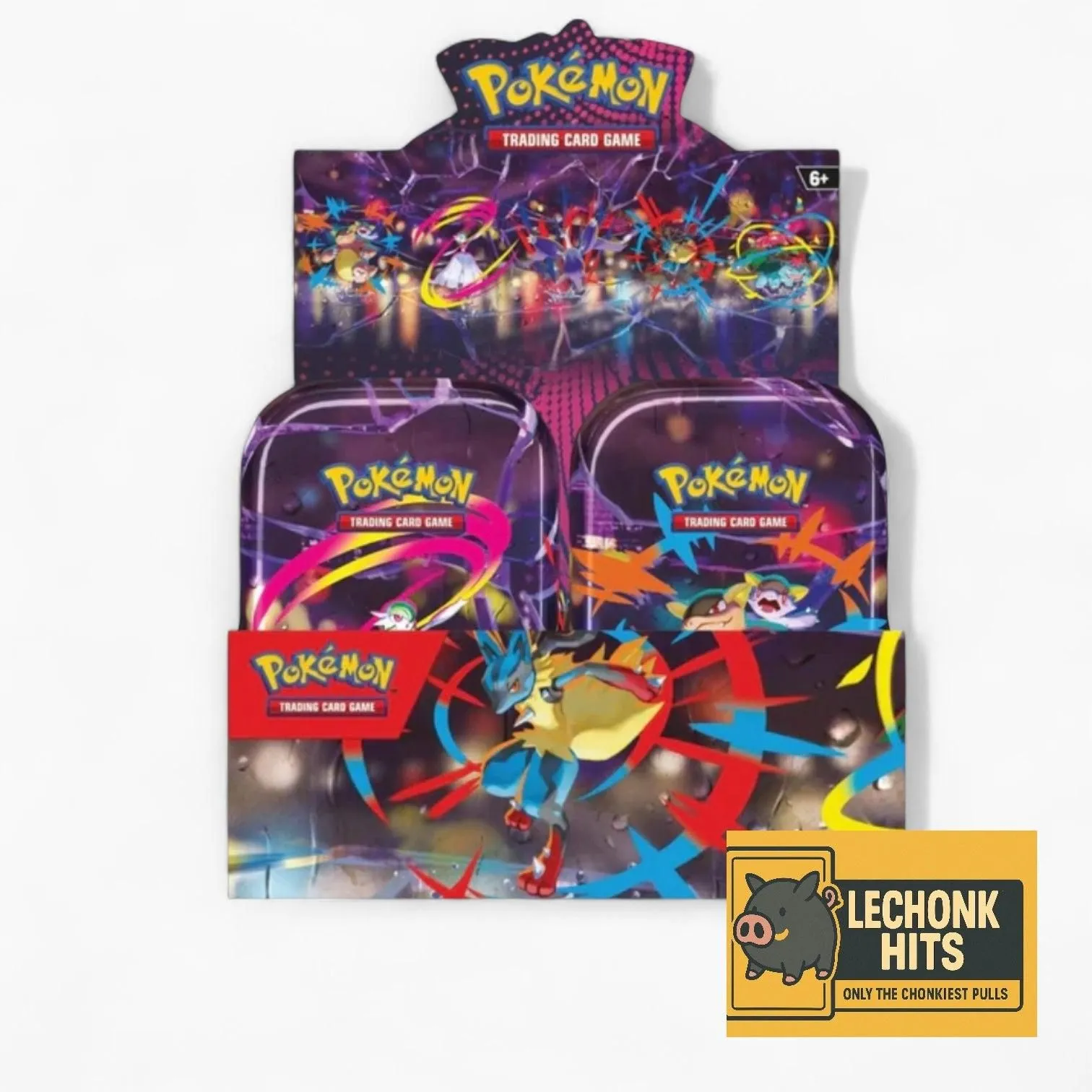 Mega Heroes Mini Tin Display