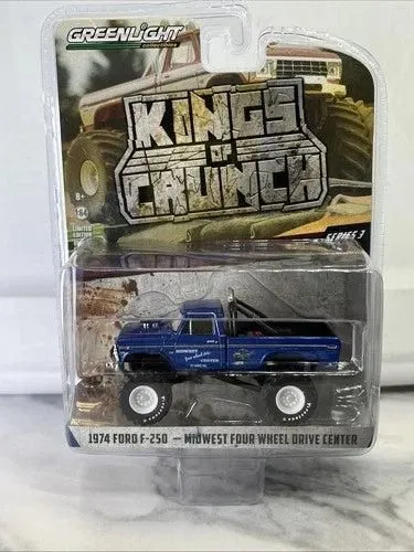 Greenlight 1974 Ford F-250 - Midwest Four Wheel Drive Center Diecast Model Car