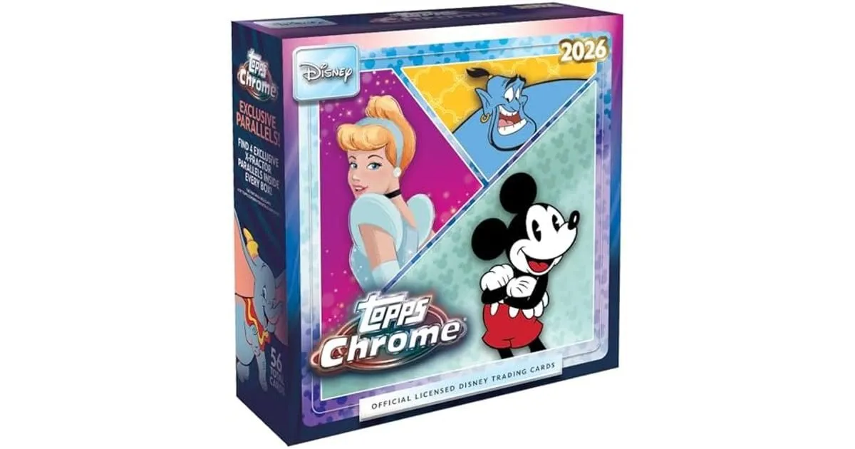 Topps Chrome 2026 Disney Mega Box