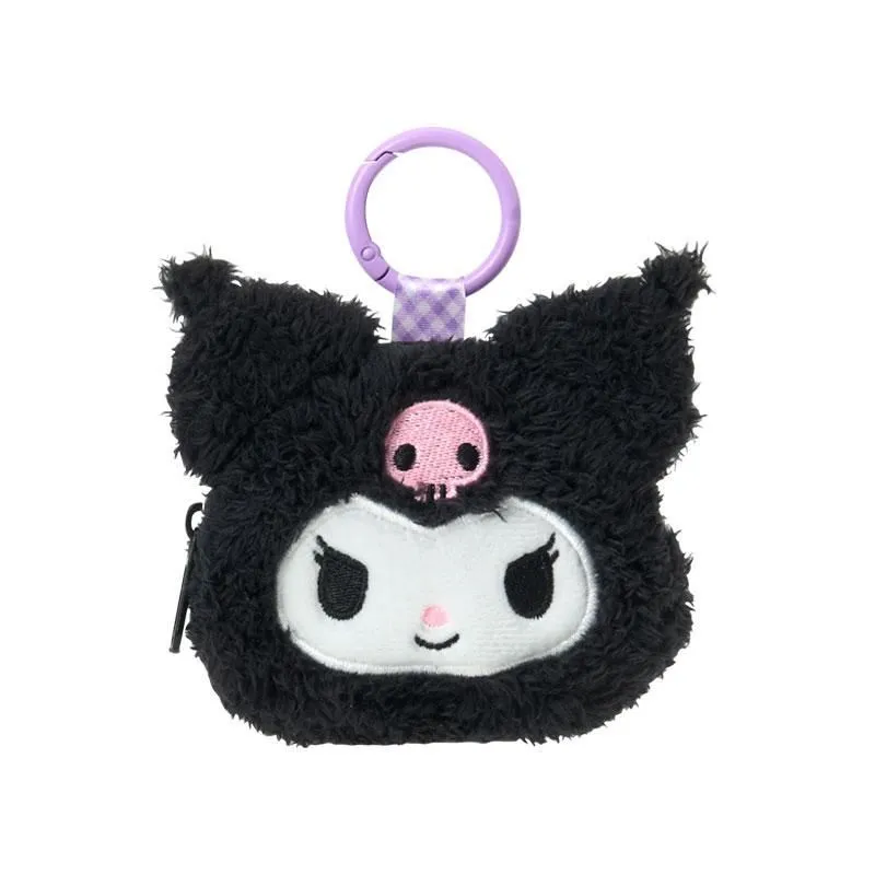 Kuromi Mini Face Pouch w/ Carabiner