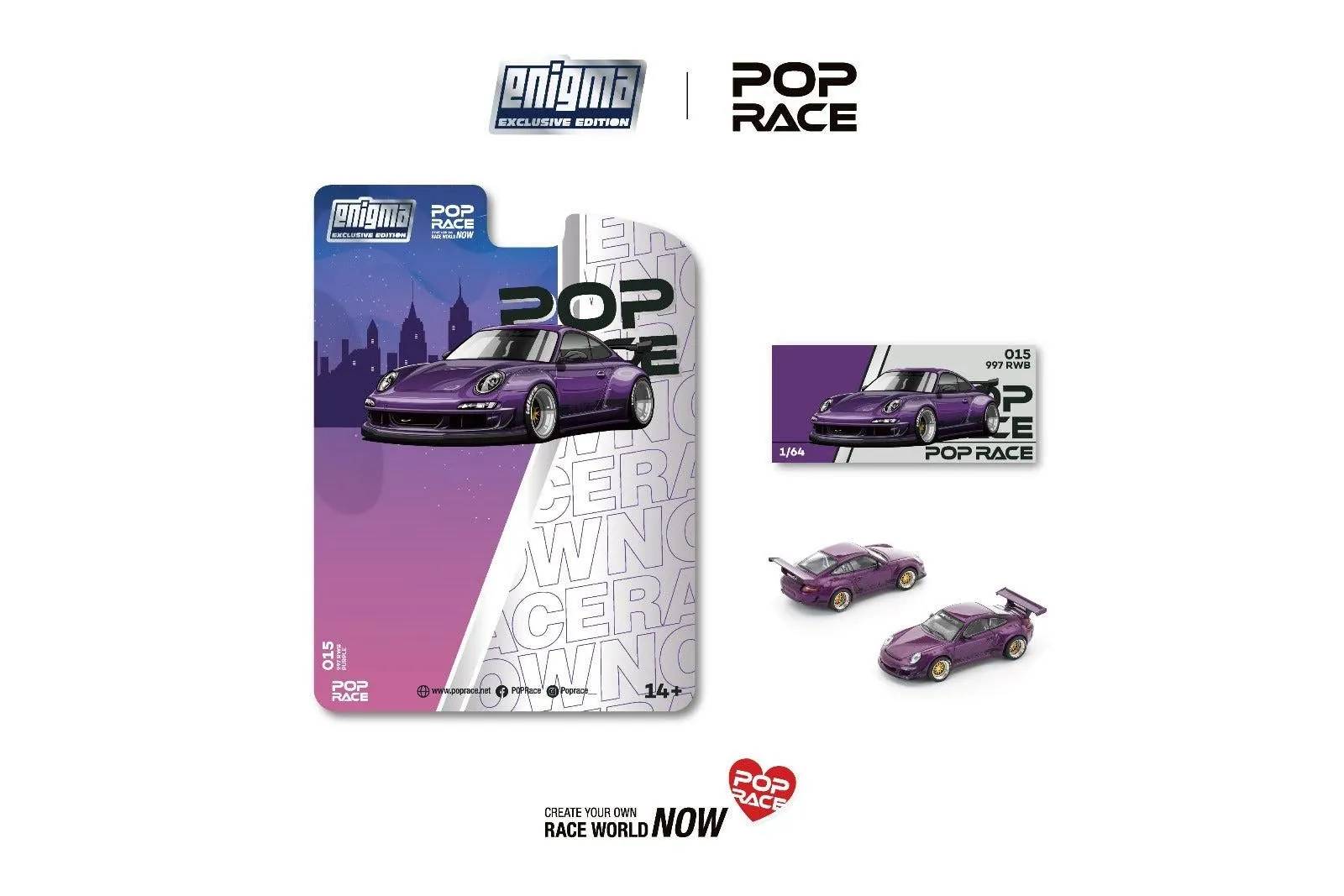 Pop Race - Porsche RWB 997 Purple