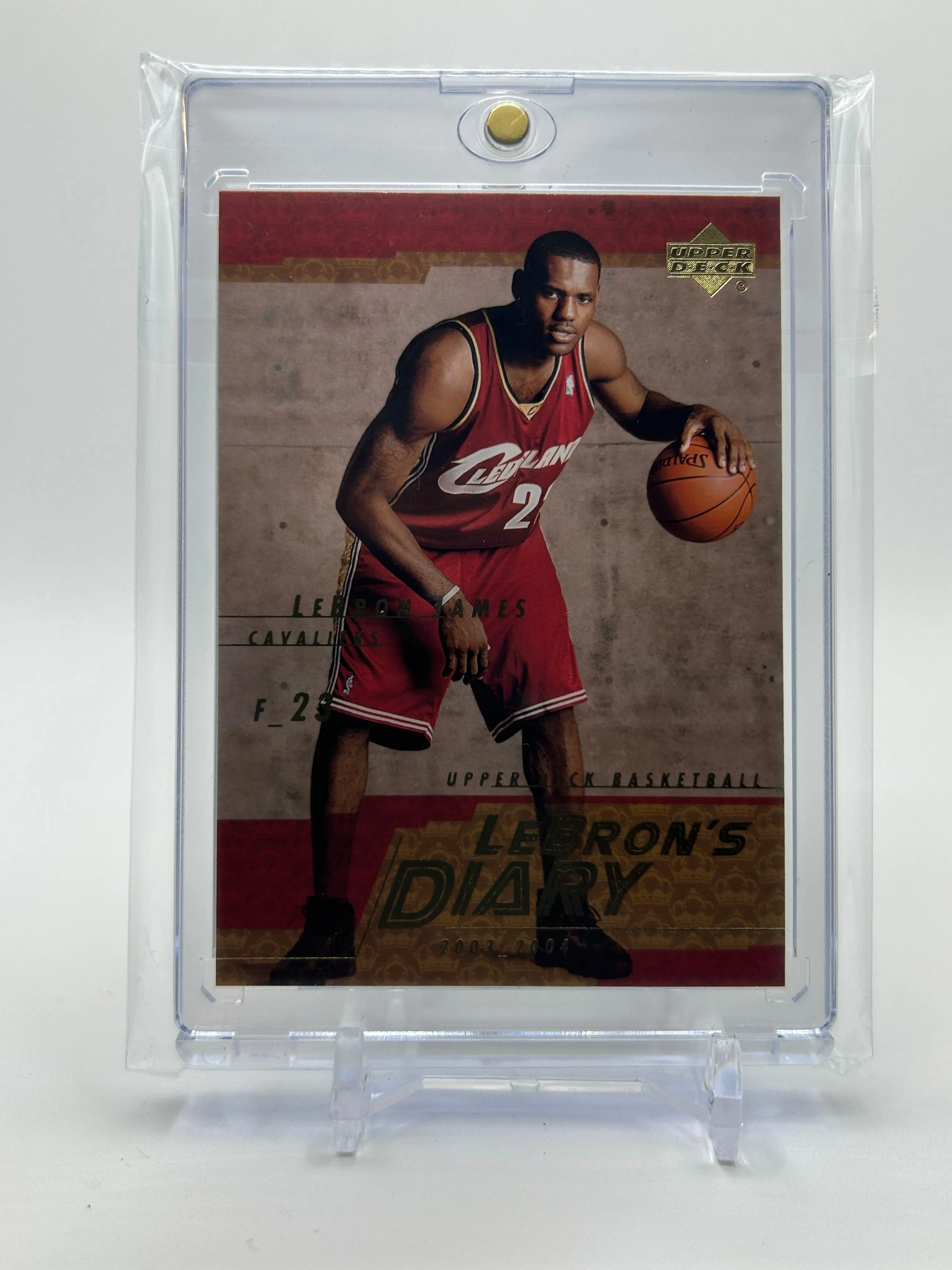 2003-04 Upper Deck Lebron James Lebron's Diary Rookie #LJ13
