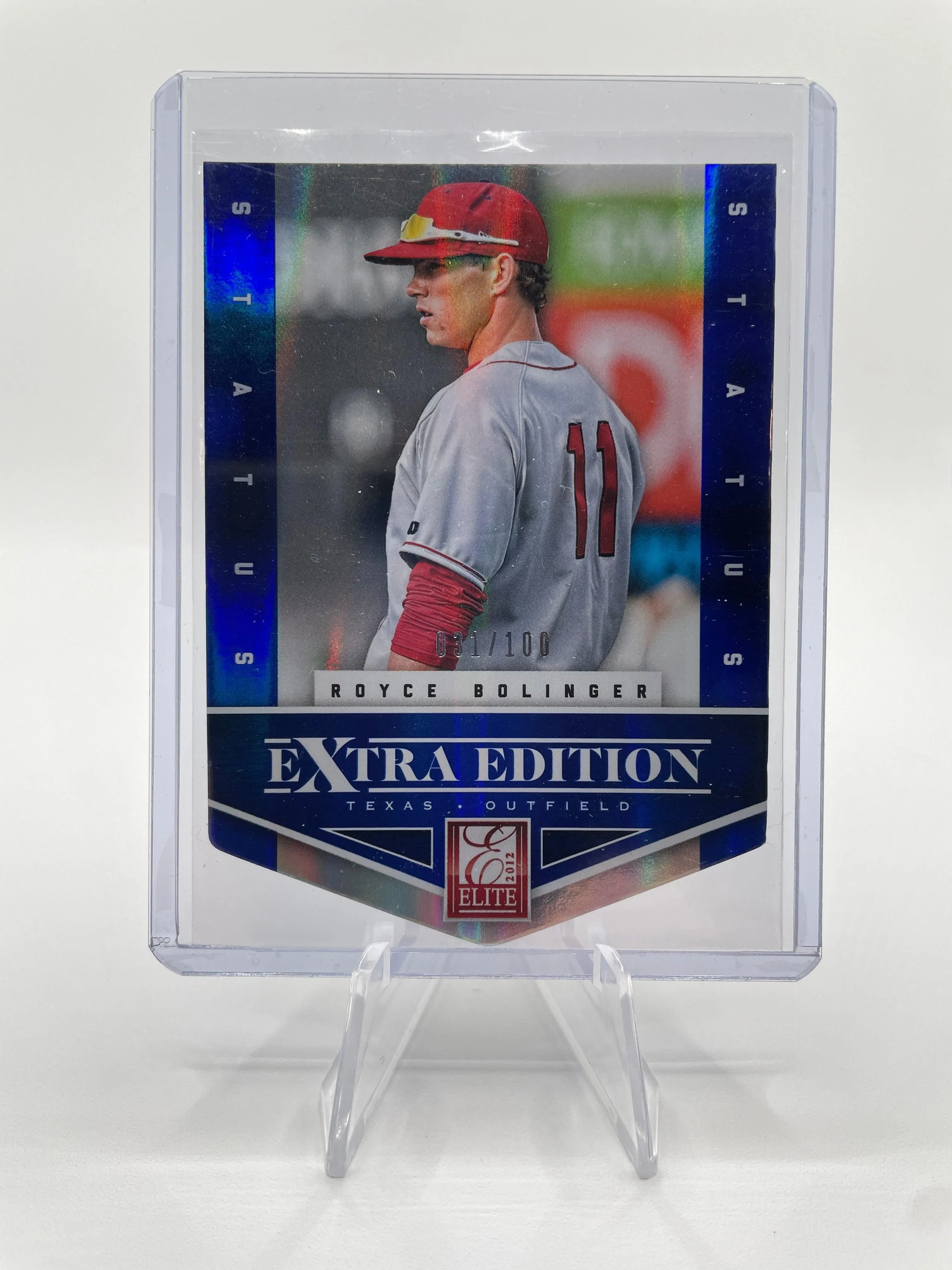 2012 Donruss Elite Extra Edition Royce Bolinger Status Rookie Die-Cut /100