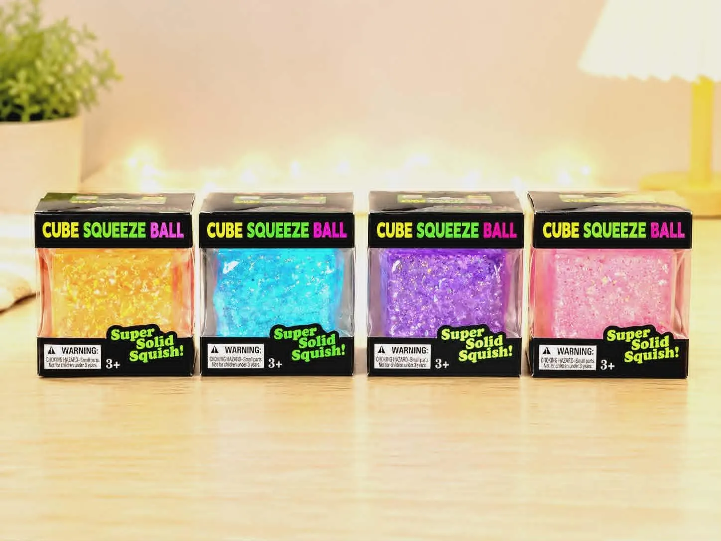 Glitter Squishy Cube