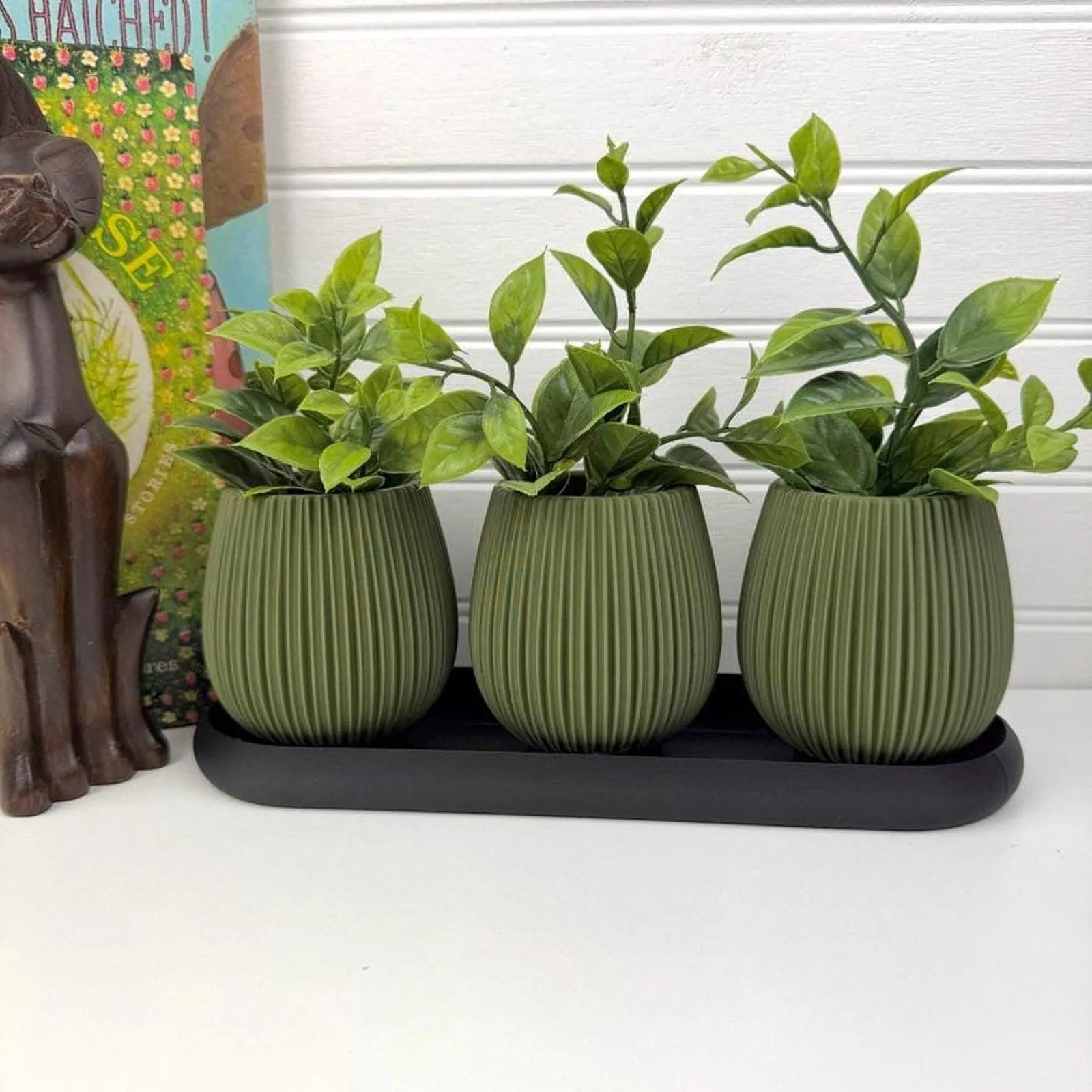 Baleal Planter, Indoor Flower Pot, Tabletop Planter, Small Herb Pots