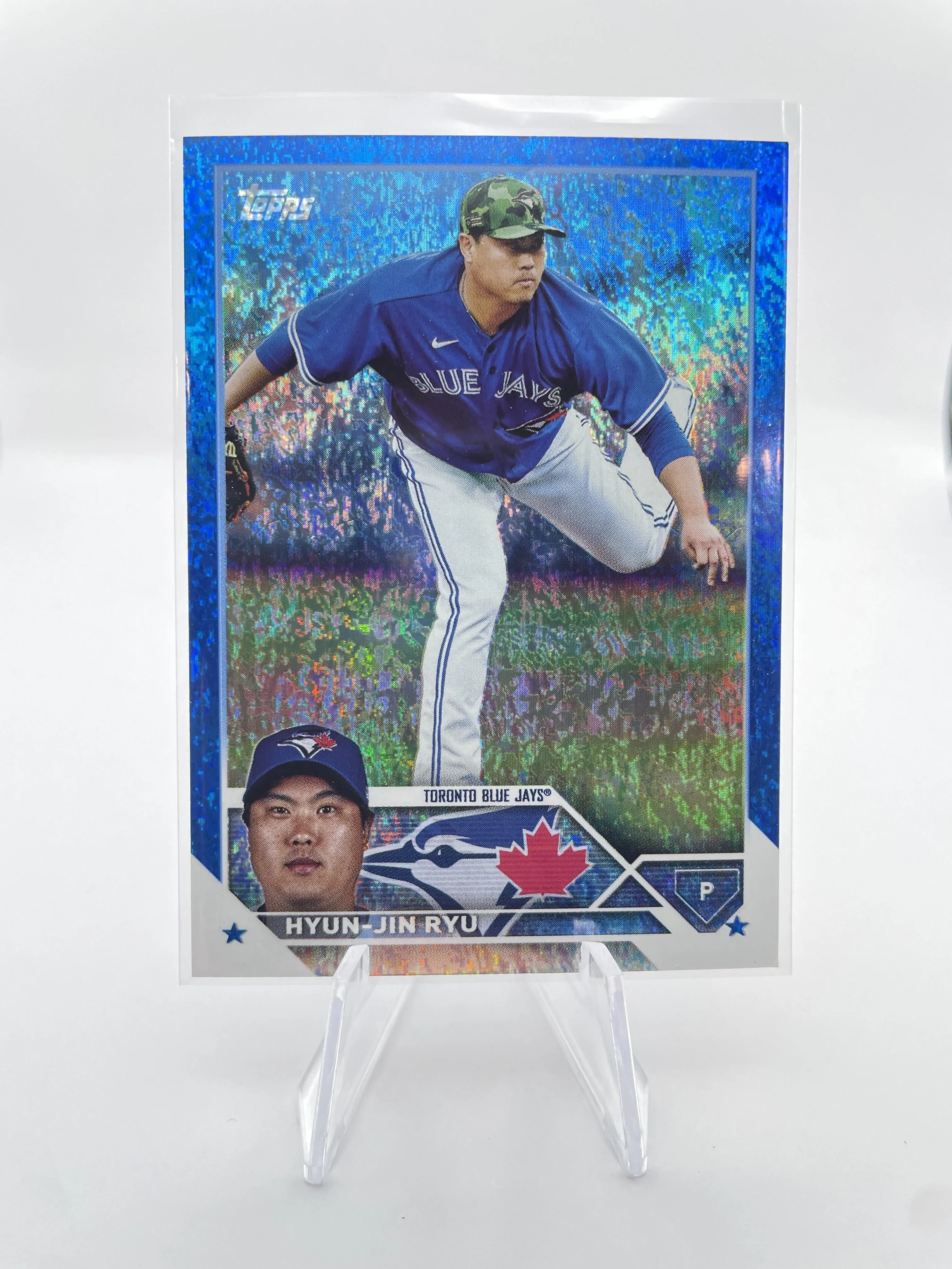 2023 Topps Update Series Hyun-Jin Ryu Blue Foil /999 #US128
