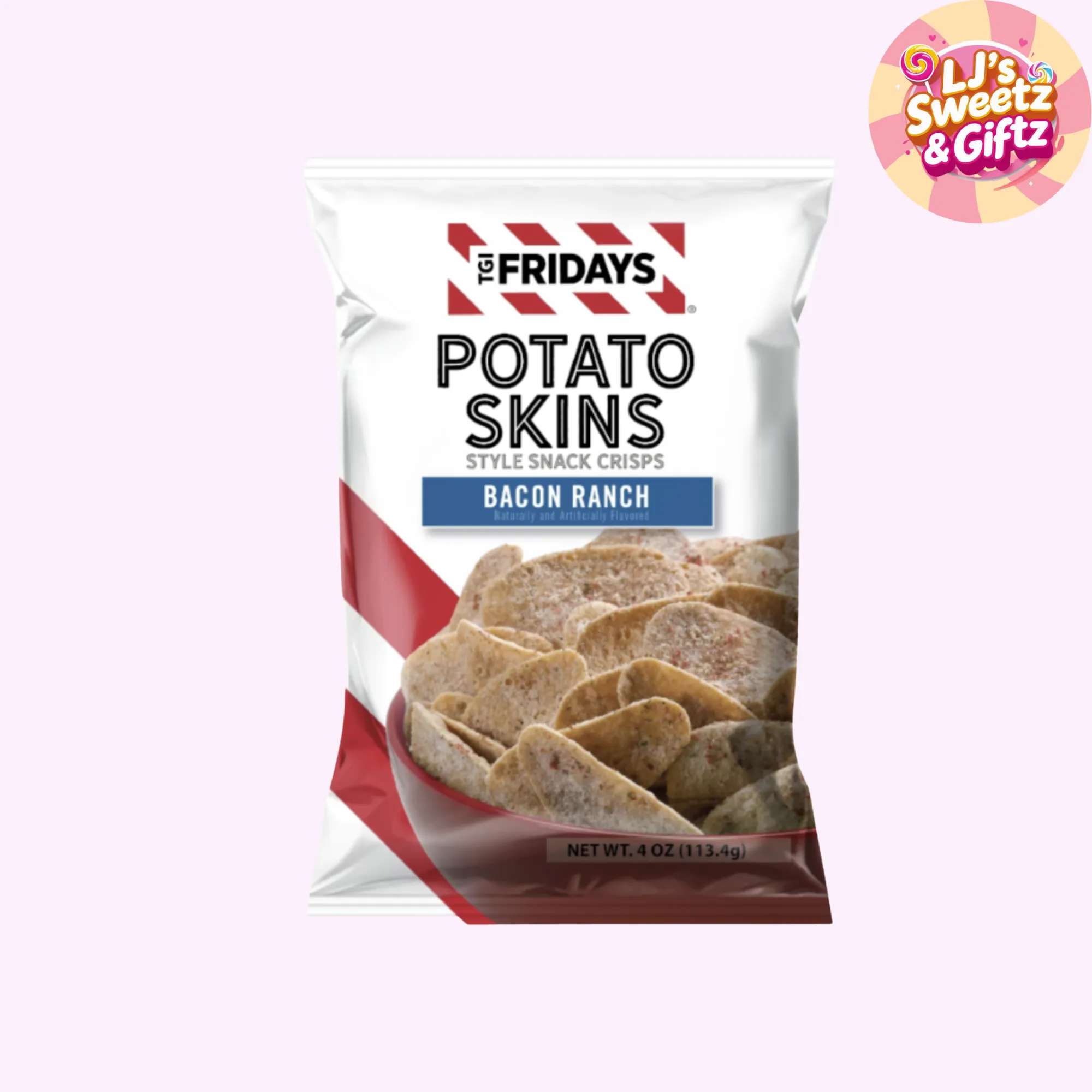 TGI Fridays Bacon Ranch Potato Skins 4oz (113g) USA