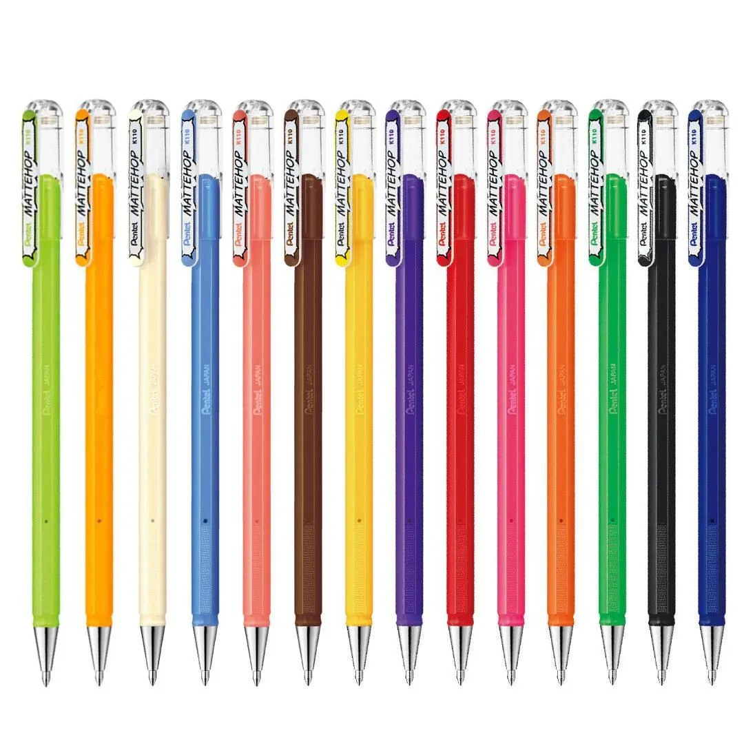 Pentel Mattehop Hybrid Gel Roller Pen