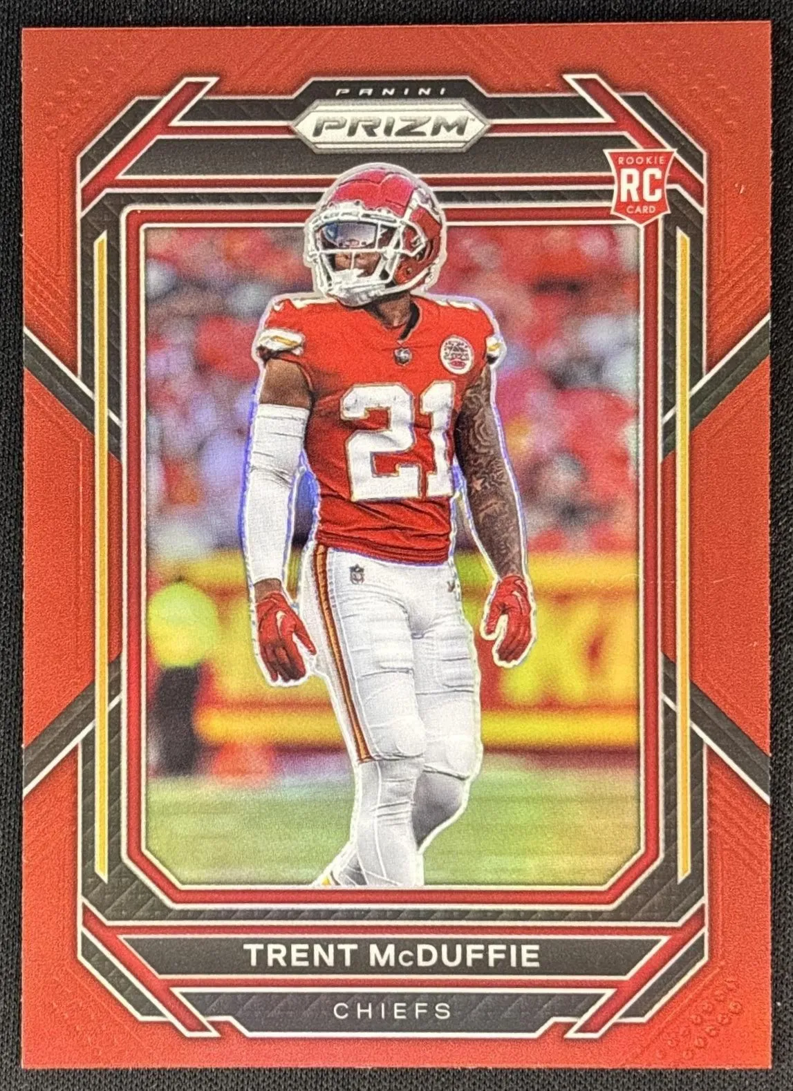 Trent McDuffie 2022 Panini Prizm Red Retail Chiefs