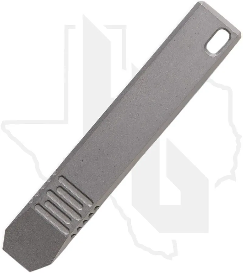 NotoriousEDC Dirty Deeds Pry Bar - Stonewashed Titanium
