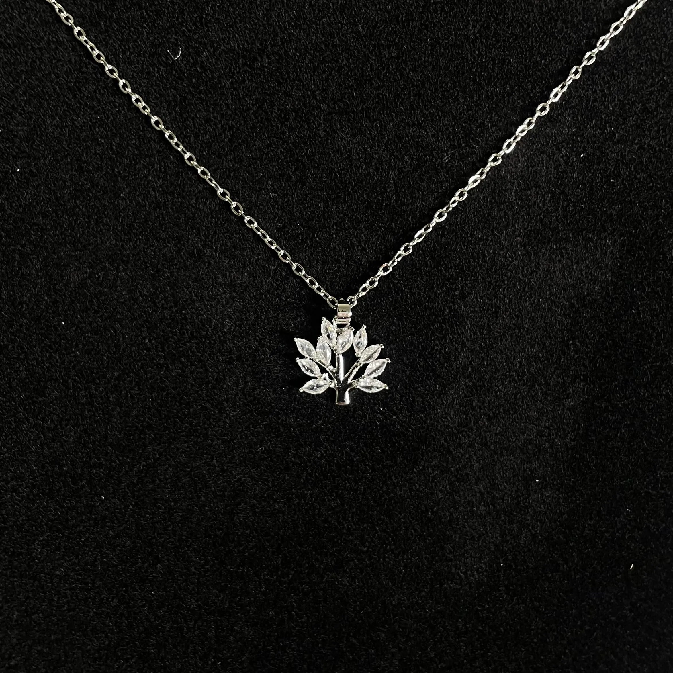Celestial Leaf Tree Necklace