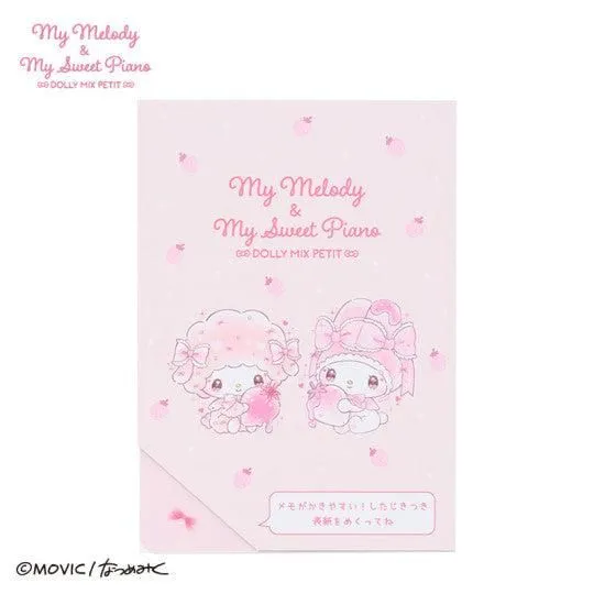 MEMO PAD Sanrio "My Melody & My Sweet Piano DOLLY MIX PETIT"