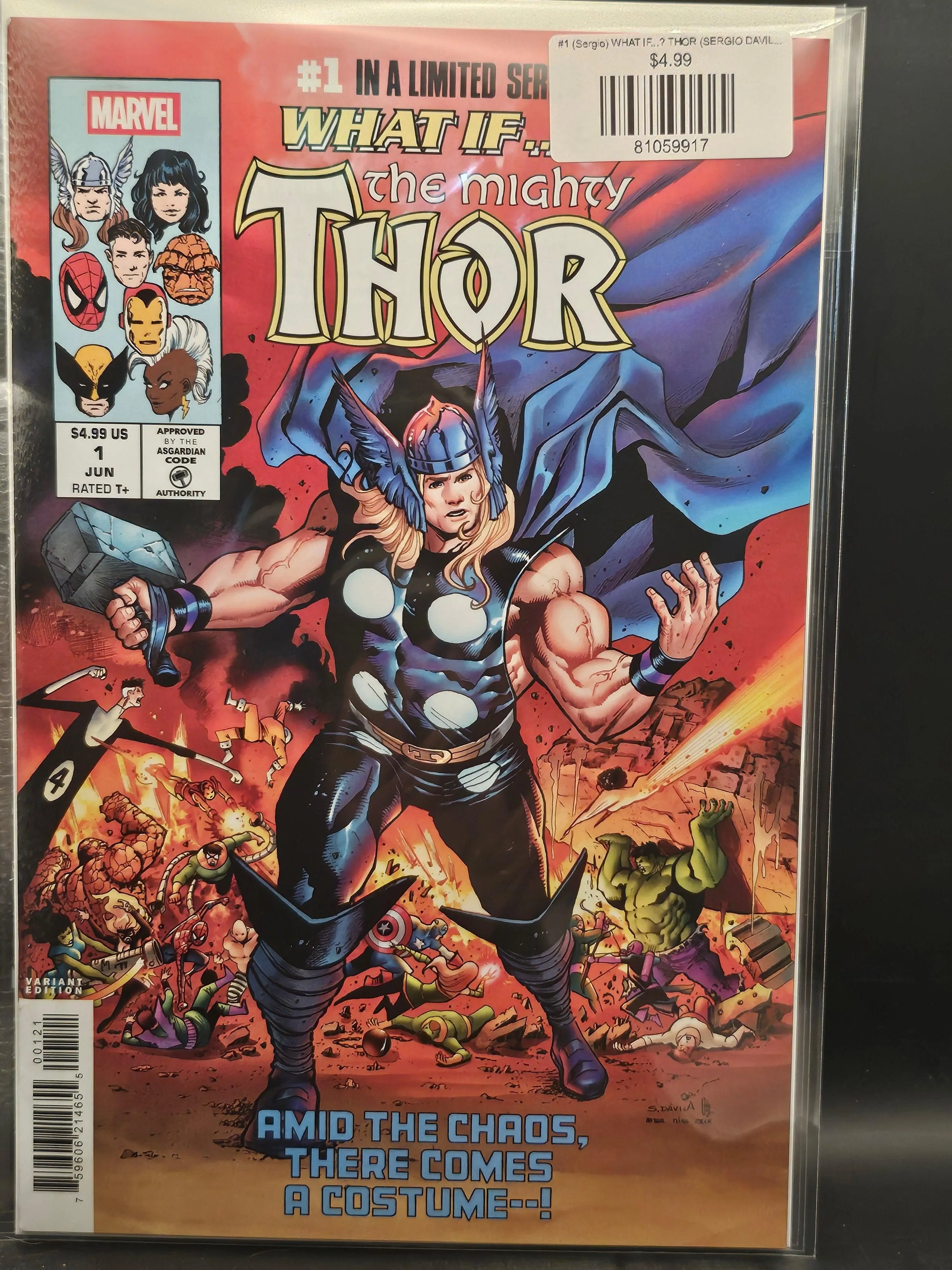 #1 (Sergio) WHAT IF...? THOR (SERGIO DAVILA HOMAGE VARIANT)