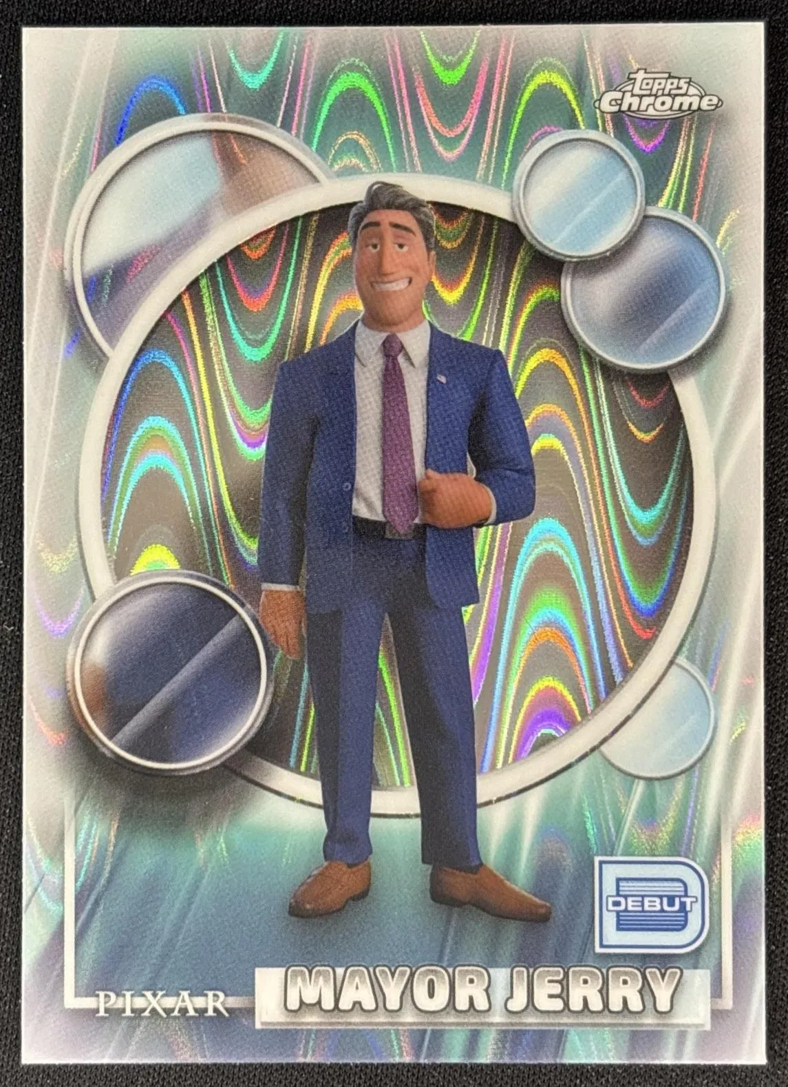 Mayor Jerry 2026 Topps Chrome Disney Raywave Refractor Hoppers