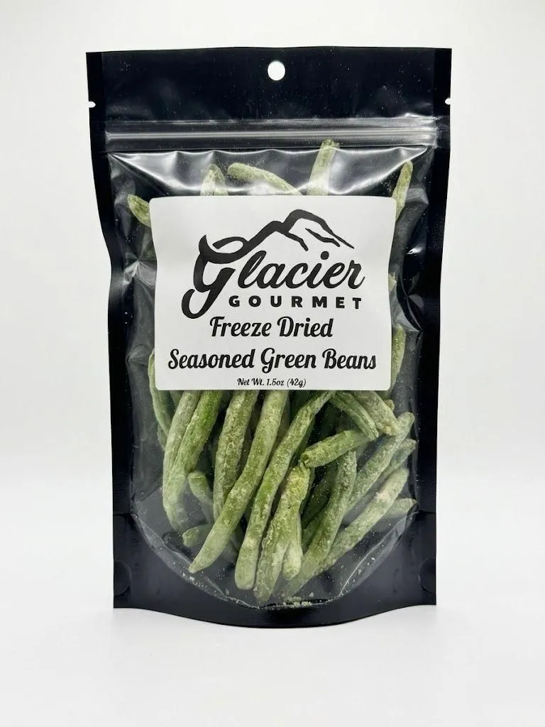 Freeze Dried Seasoned Green Beans - 1.5oz Bag
