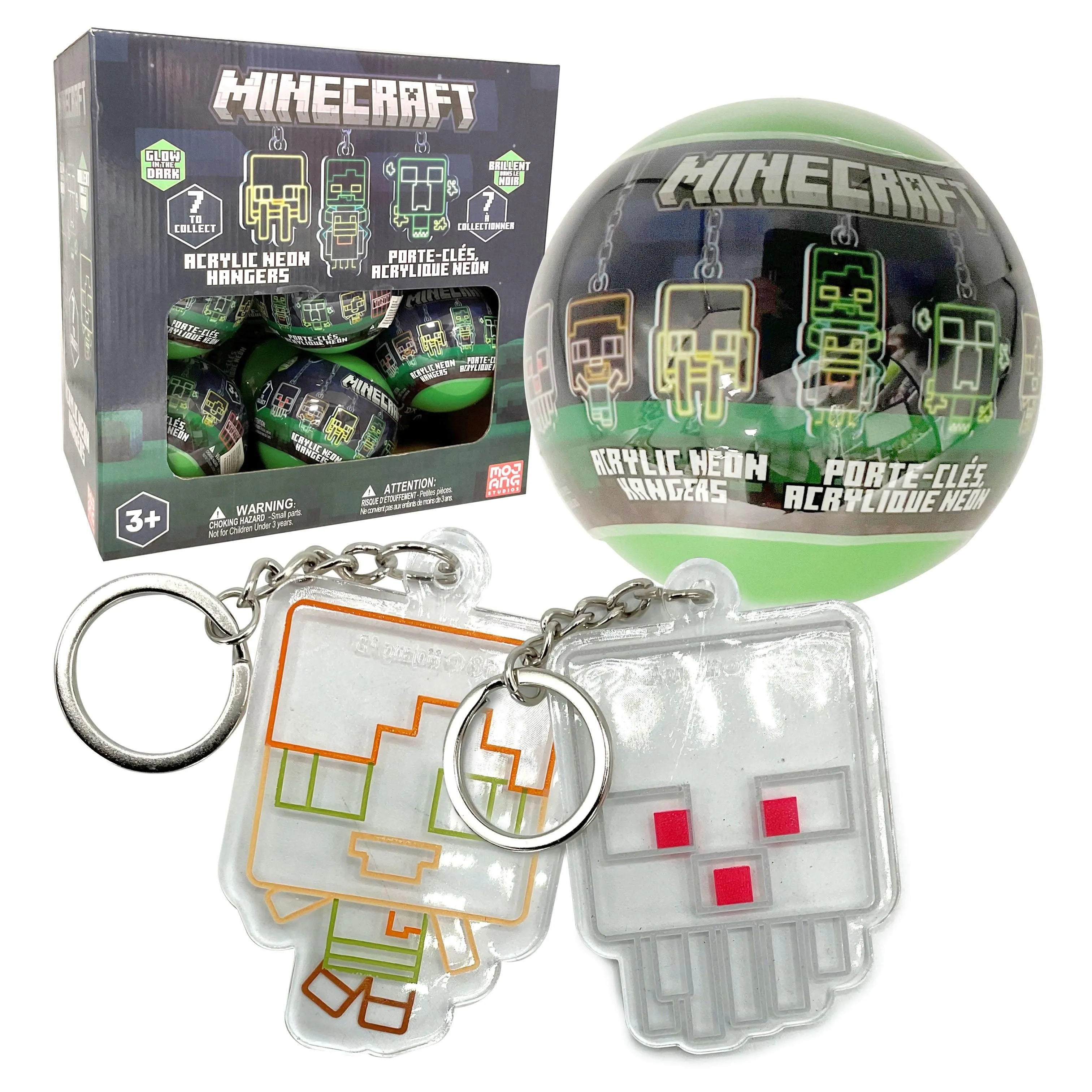 Minecraft Glow-in-the-Dark Acrylic Hanger Mystery Capsule Series 2