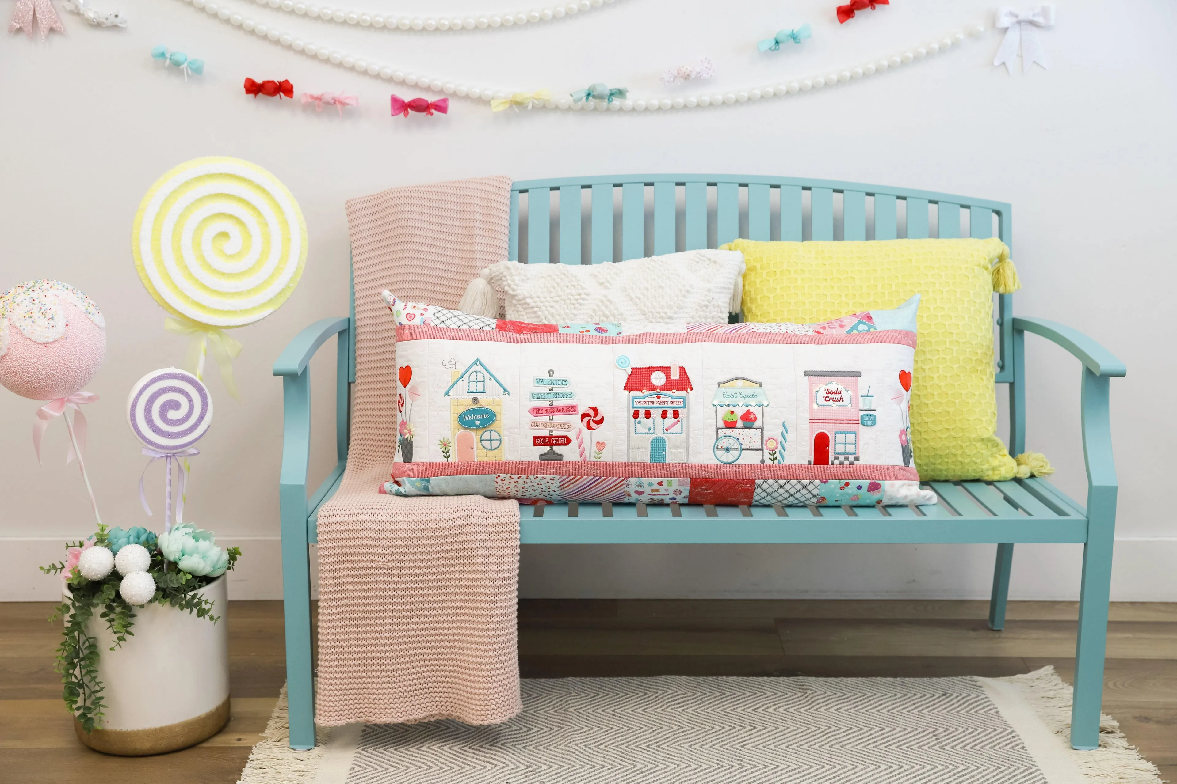 Kimberbell Sweetheart Bundle Designs, Embellishments and Fabric kit.