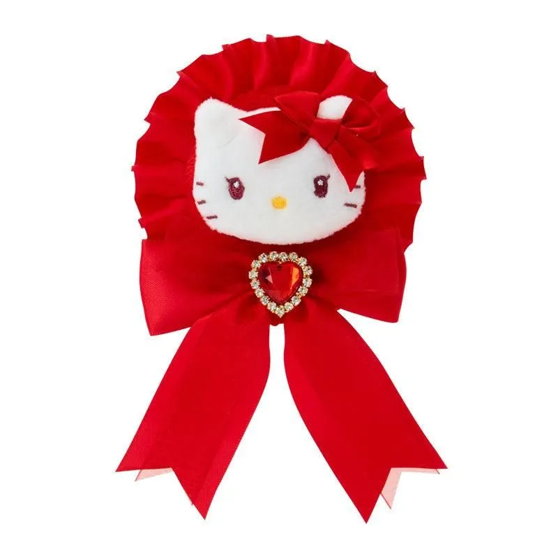 [HELLO KITTY] "Sanrio Colorful Dress" Rosette Brooch