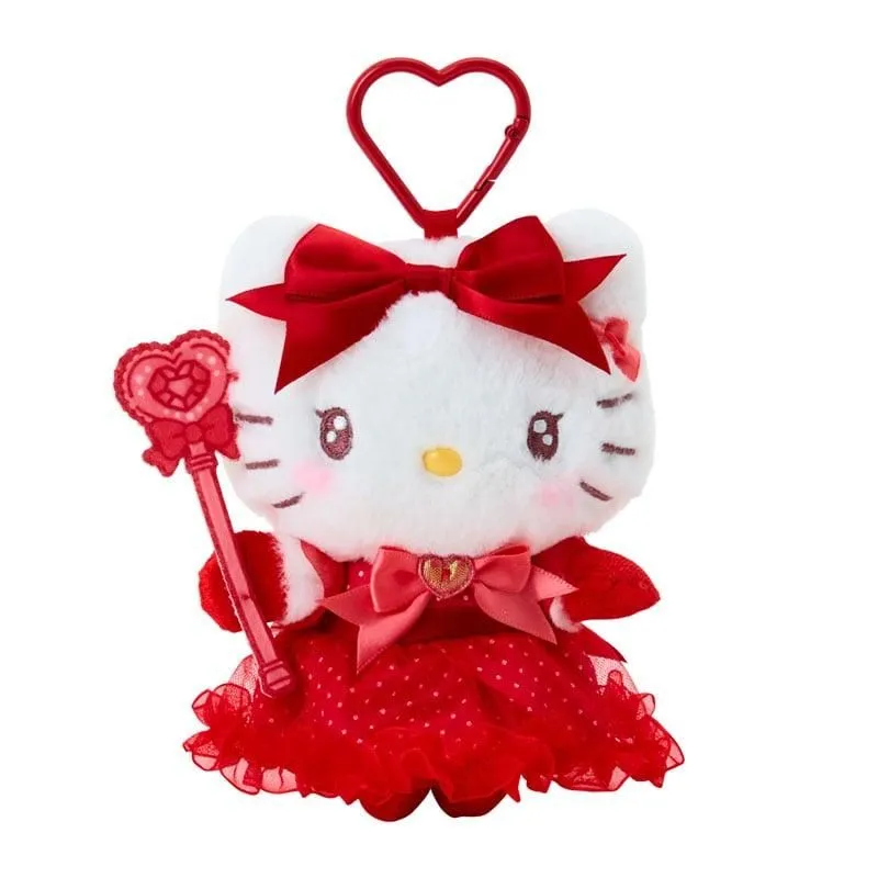[HELLO KITTY] "Sanrio Colorful Dress" Plush Keychain