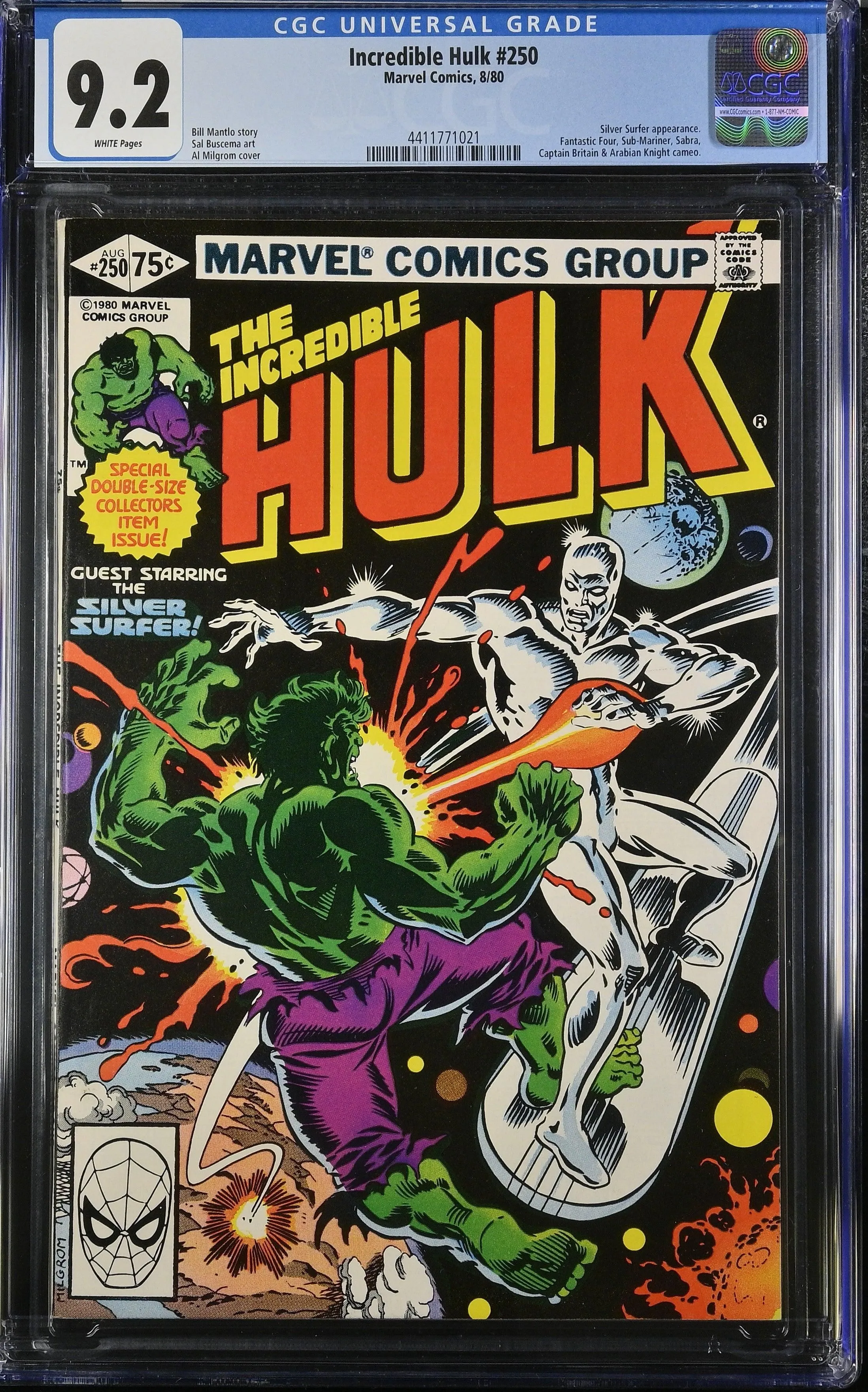 Incredible Hulk #250 (1980) CGC 9.2