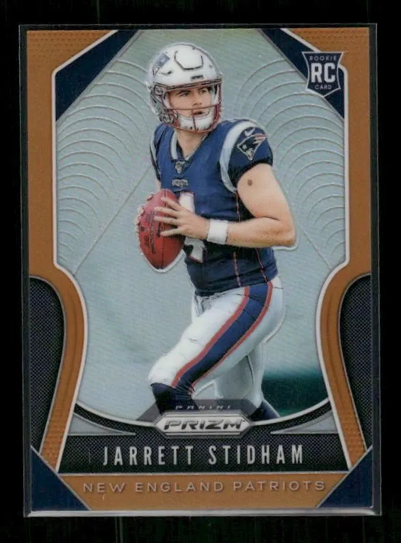 Jarrett Stidham - 2019 Prizm Football - Orange Prizm /249