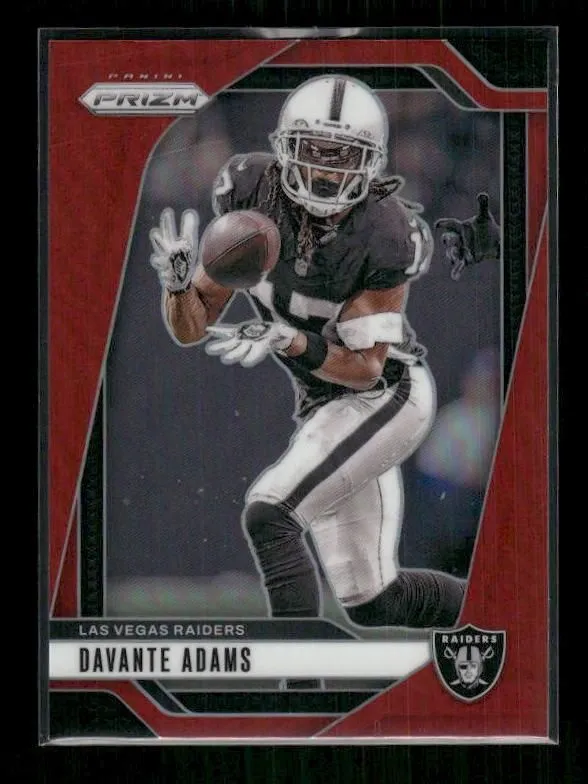 Davante Adams - 2024 Prizm Football - Red Prizm SSP