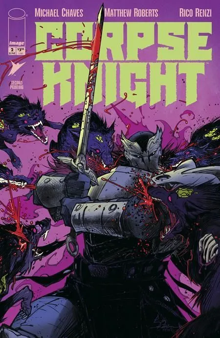 CORPSE KNIGHT #2 (OF 6) 2ND PTG (MR) (Limit 1 Per Cover) (rel:06/24)~